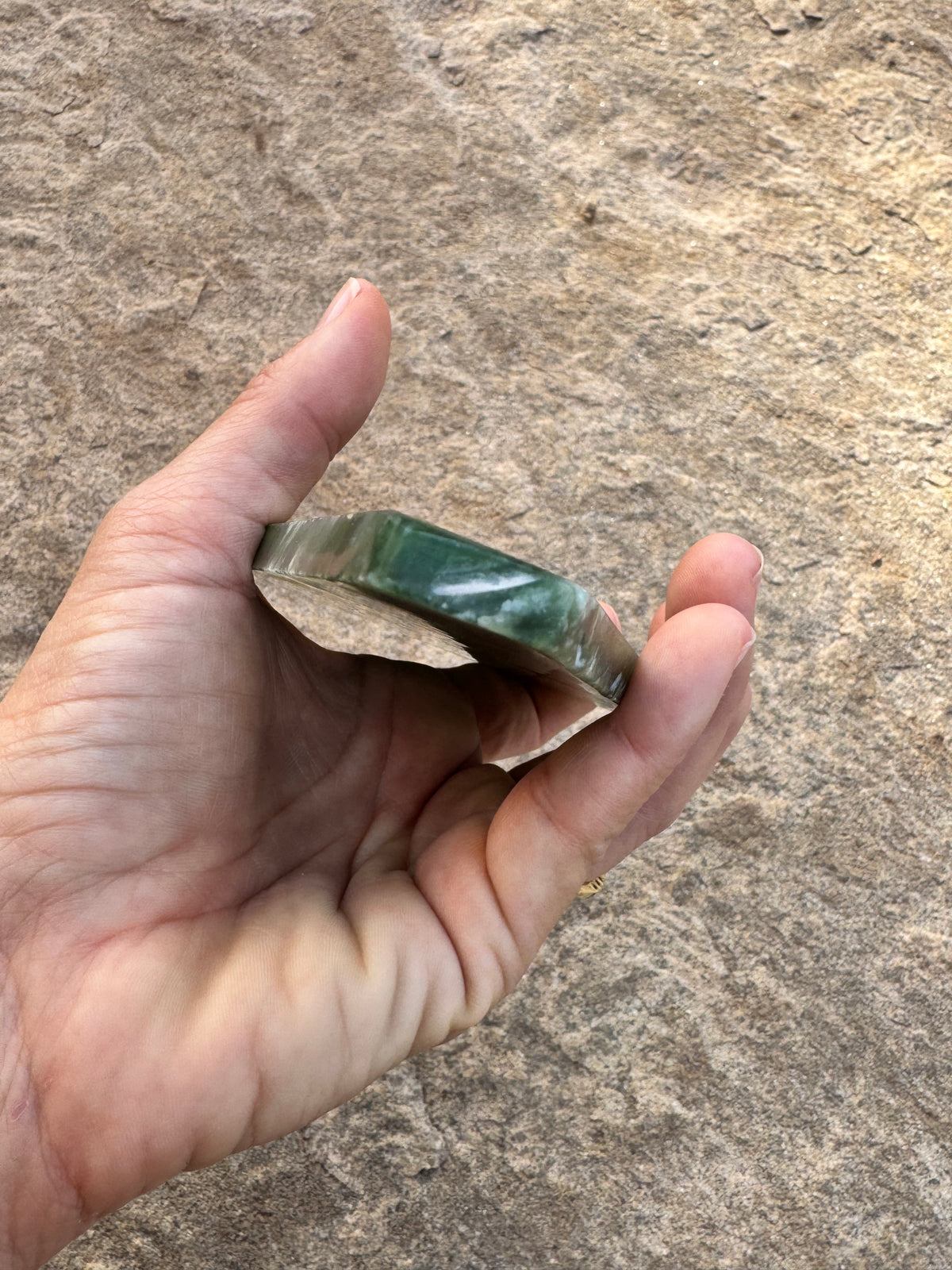 Canadian Nephrite Jade Slab 162g