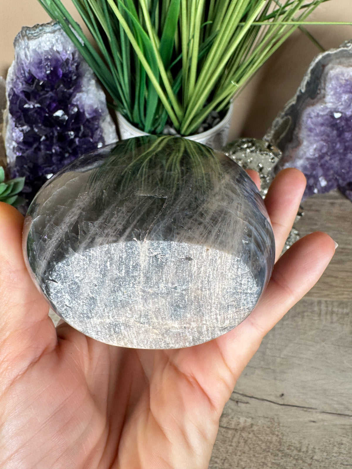 Black Moonstone Freeform 5.39in