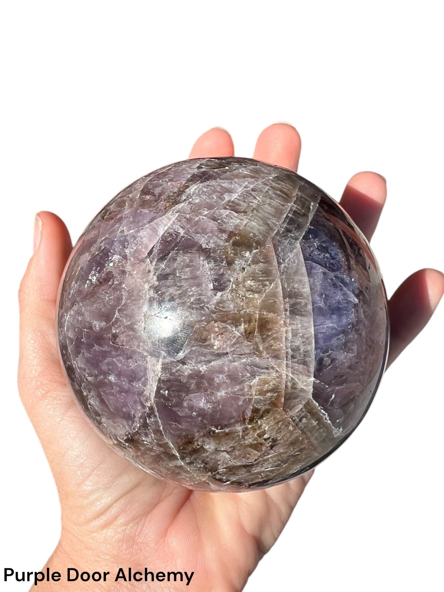 3.6 inch Super 7 Sphere - Purple Door Alchemy