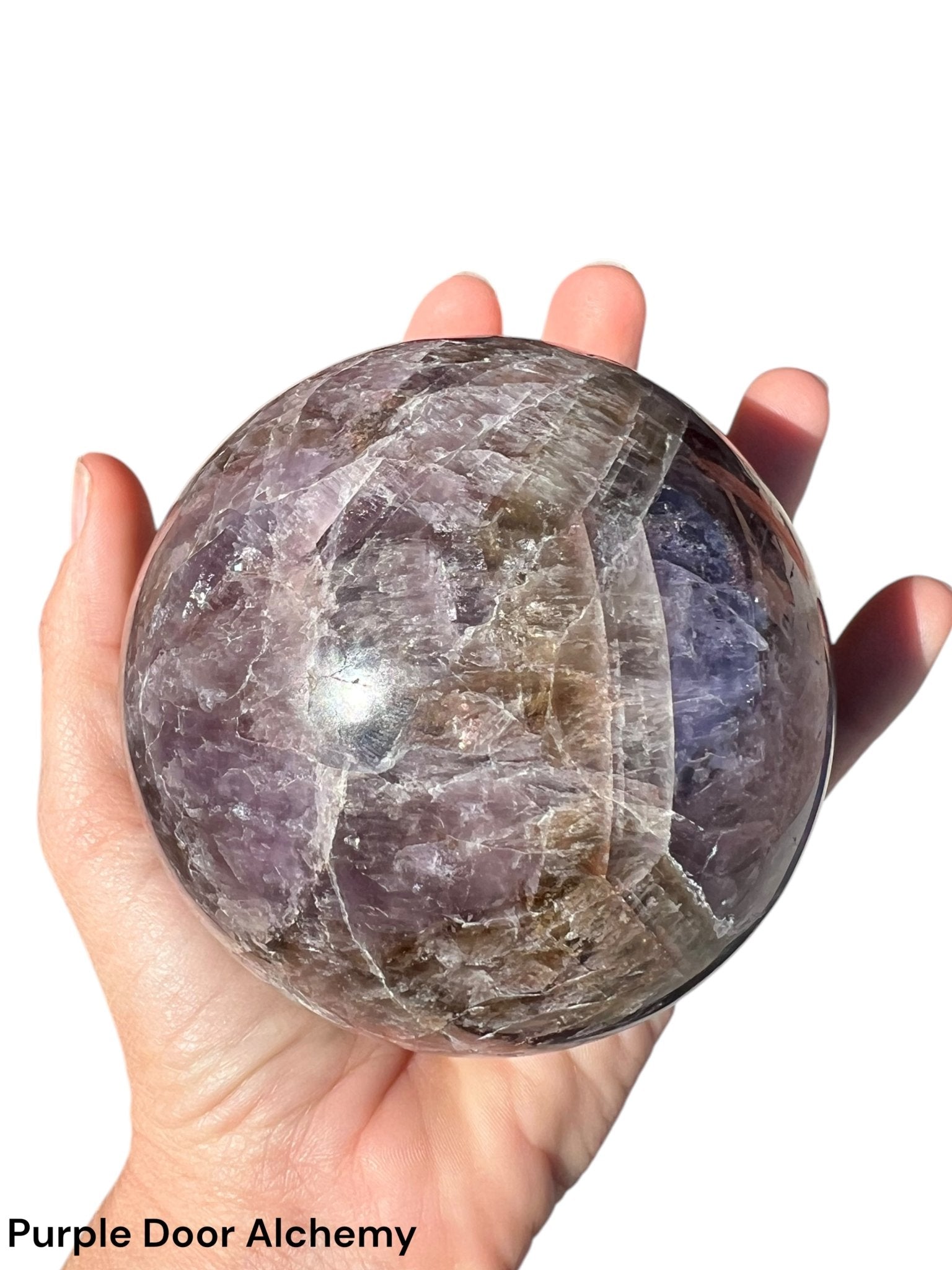 3.6 inch Super 7 Sphere - Purple Door Alchemy