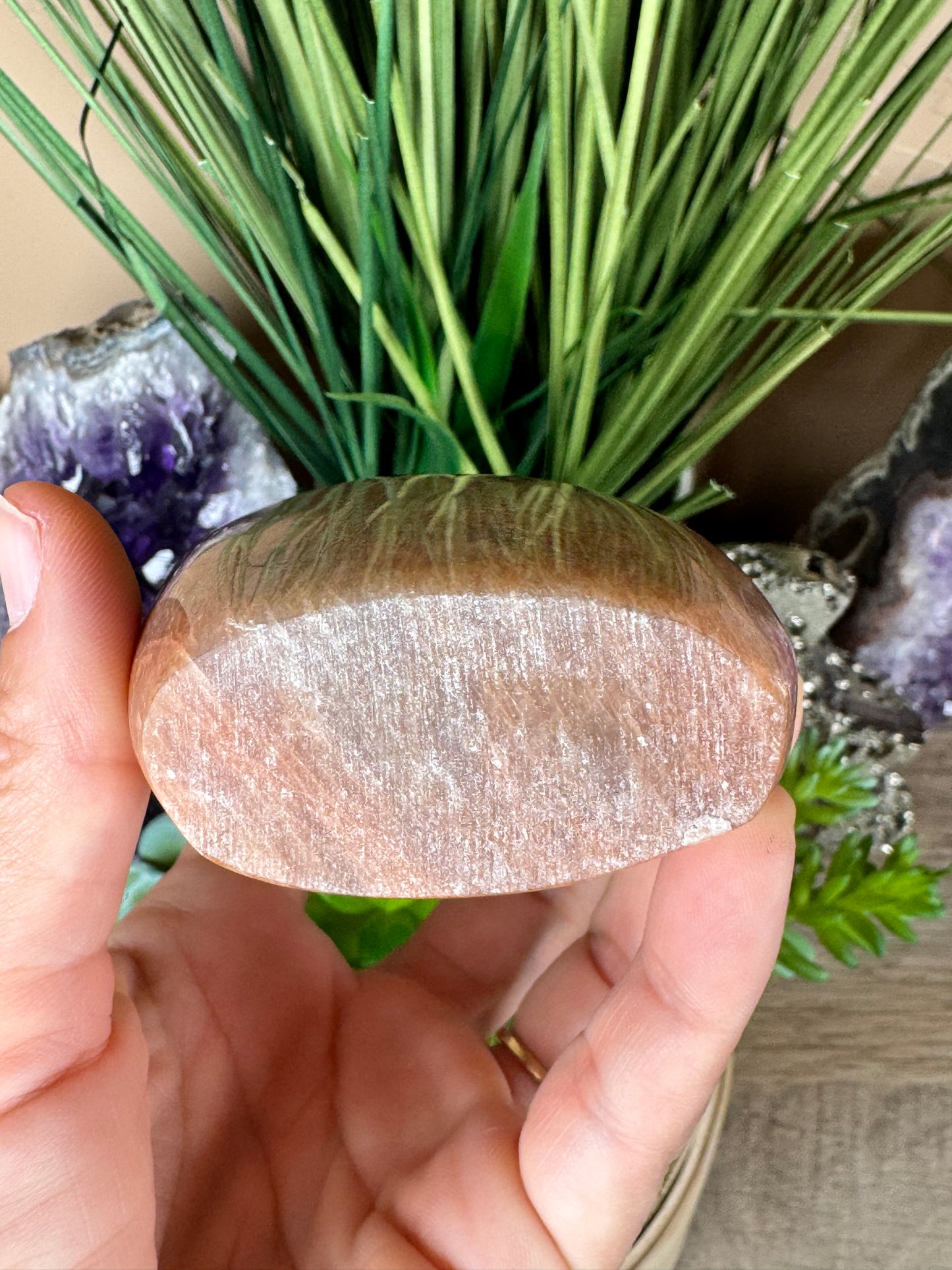 Peach Moonstone Freeform 3.8in