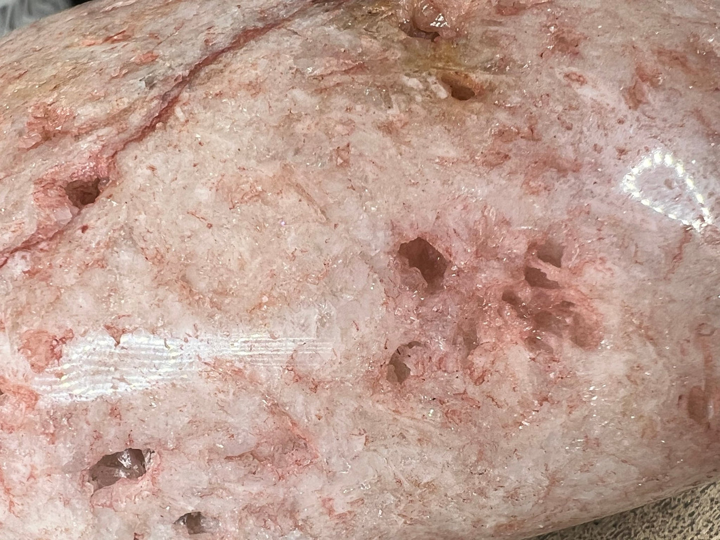 4" Pink Amethyst Heart - Purple Door Alchemy