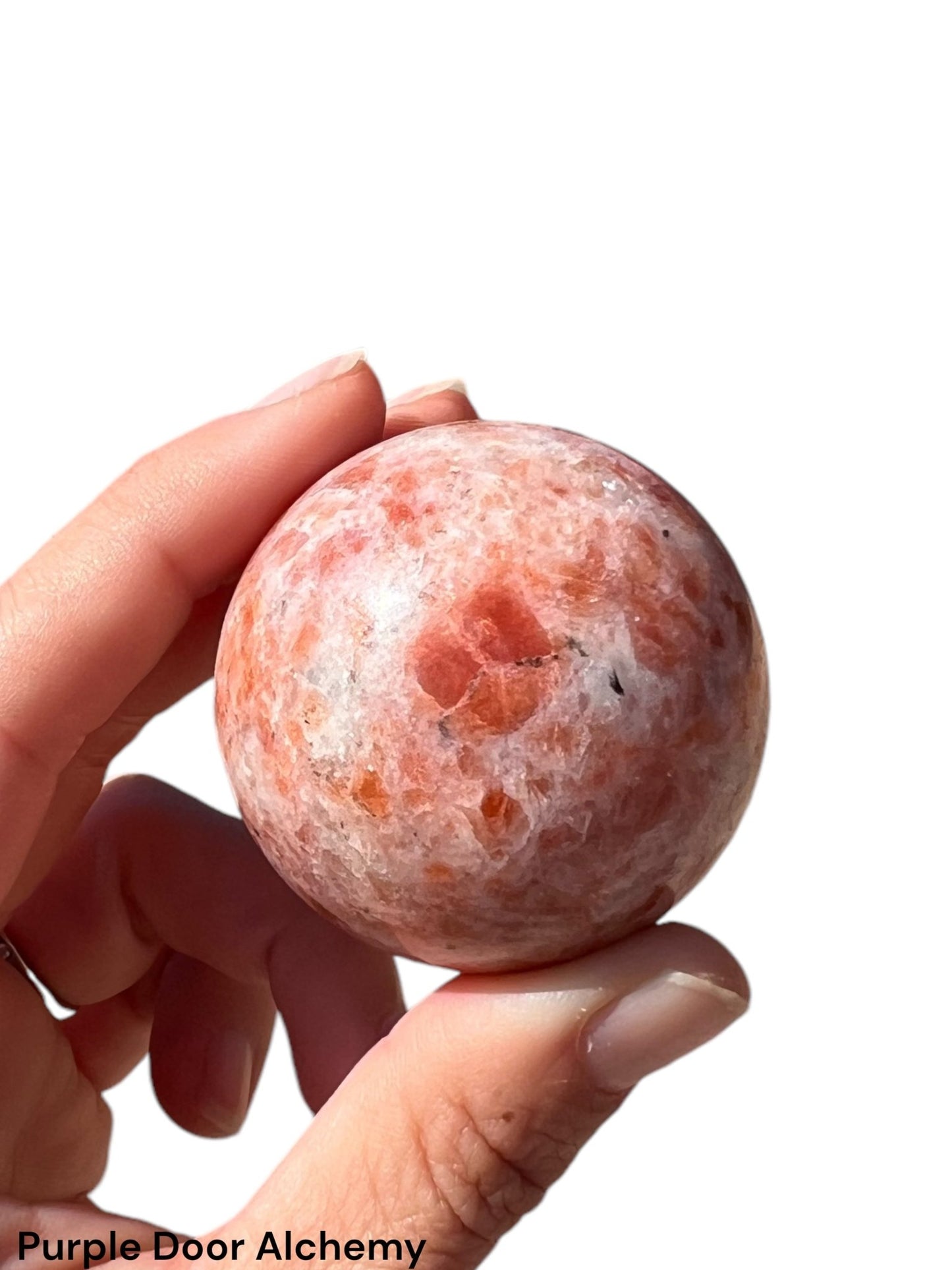 45mm Sunstone Spheres - Purple Door Alchemy