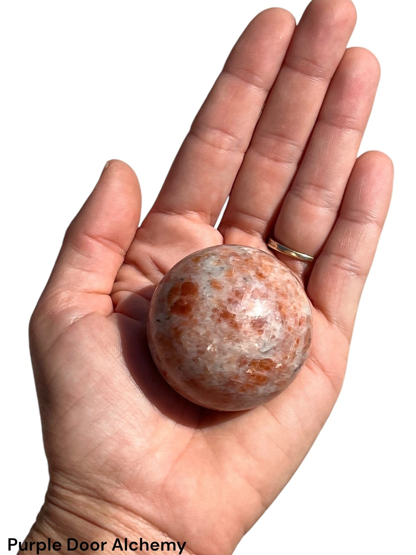 45mm Sunstone Spheres - Purple Door Alchemy