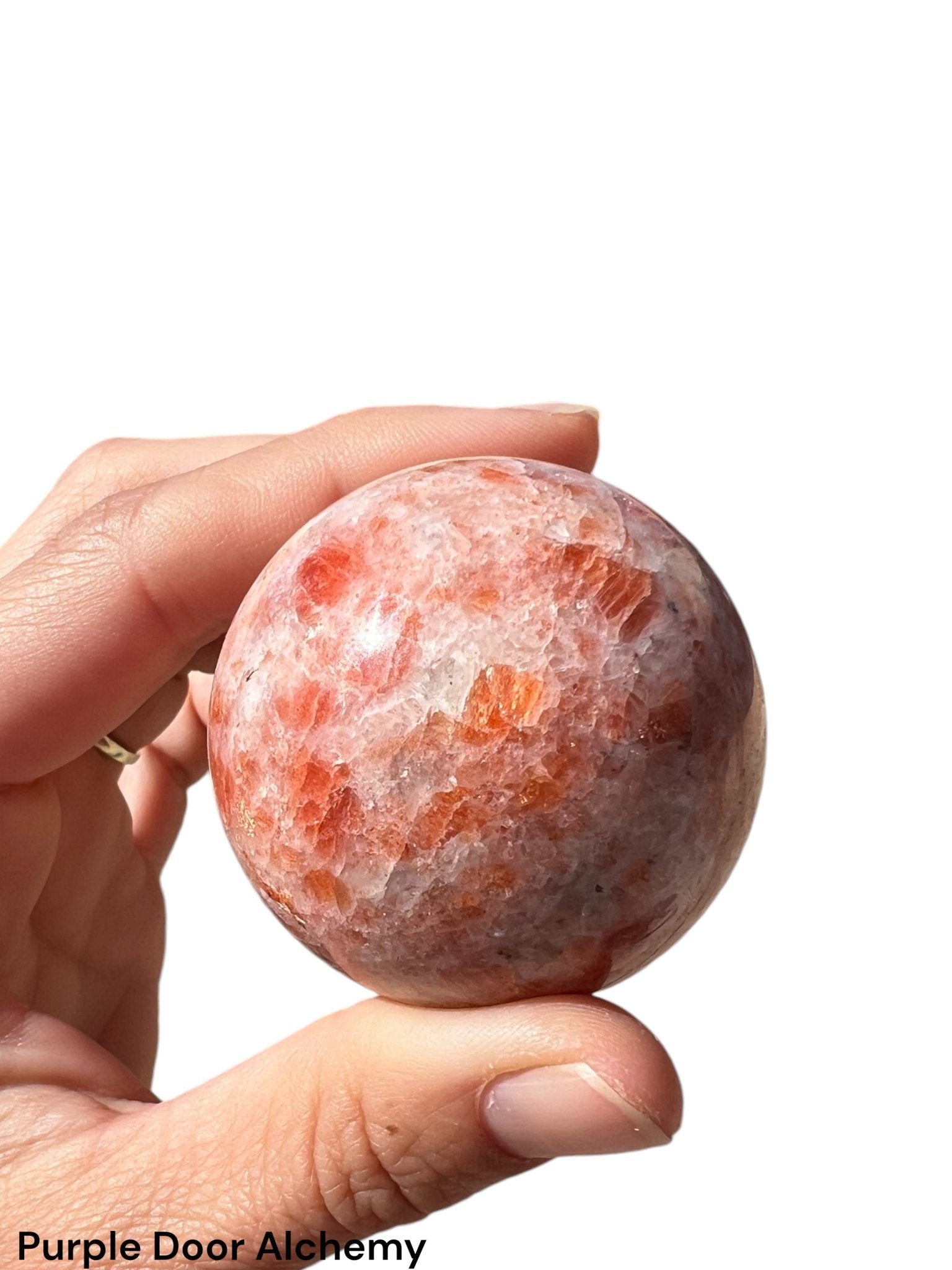 45mm Sunstone Spheres - Purple Door Alchemy