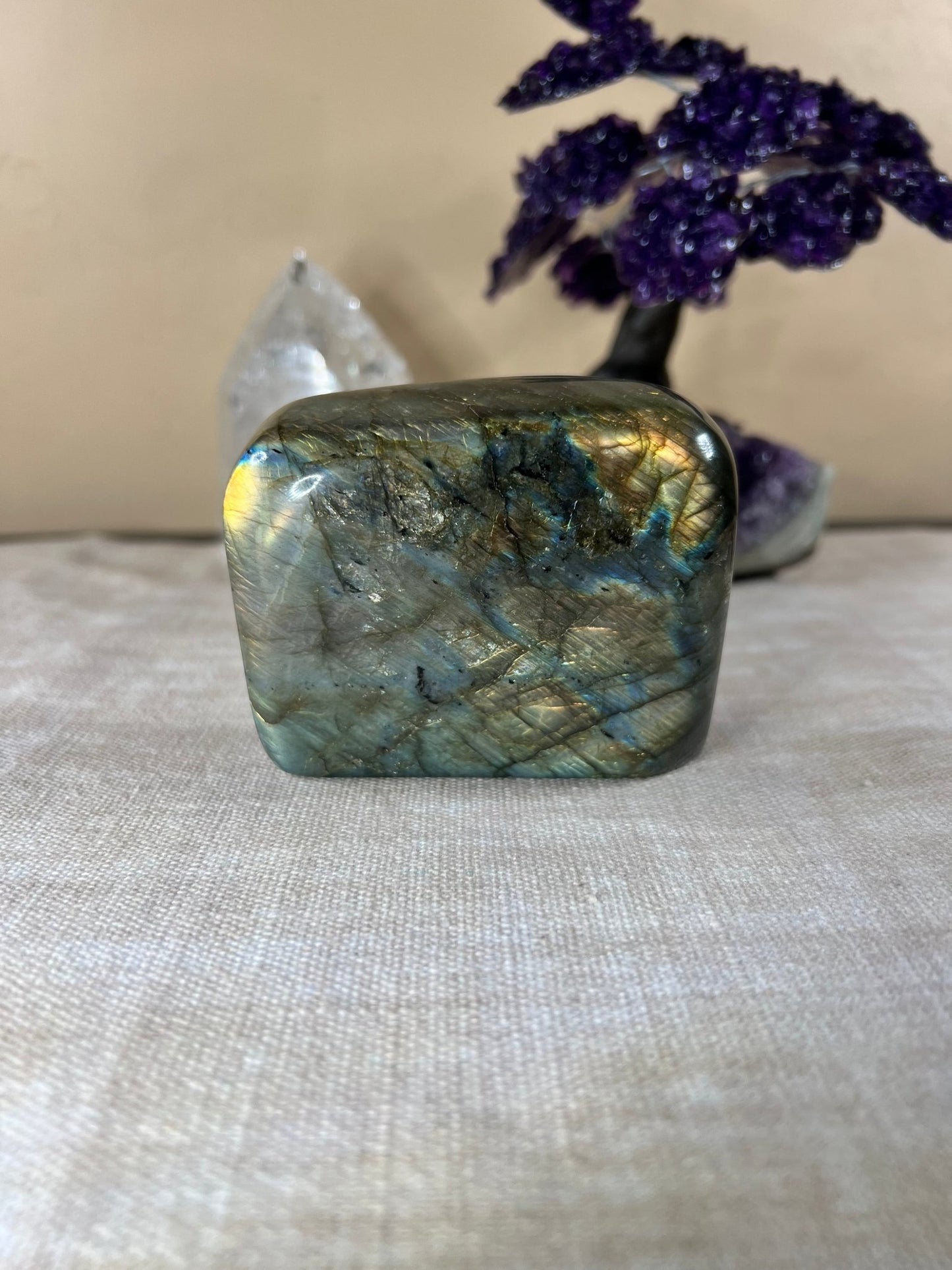 495g Polished Labradorite Freeform - Purple Door Alchemy