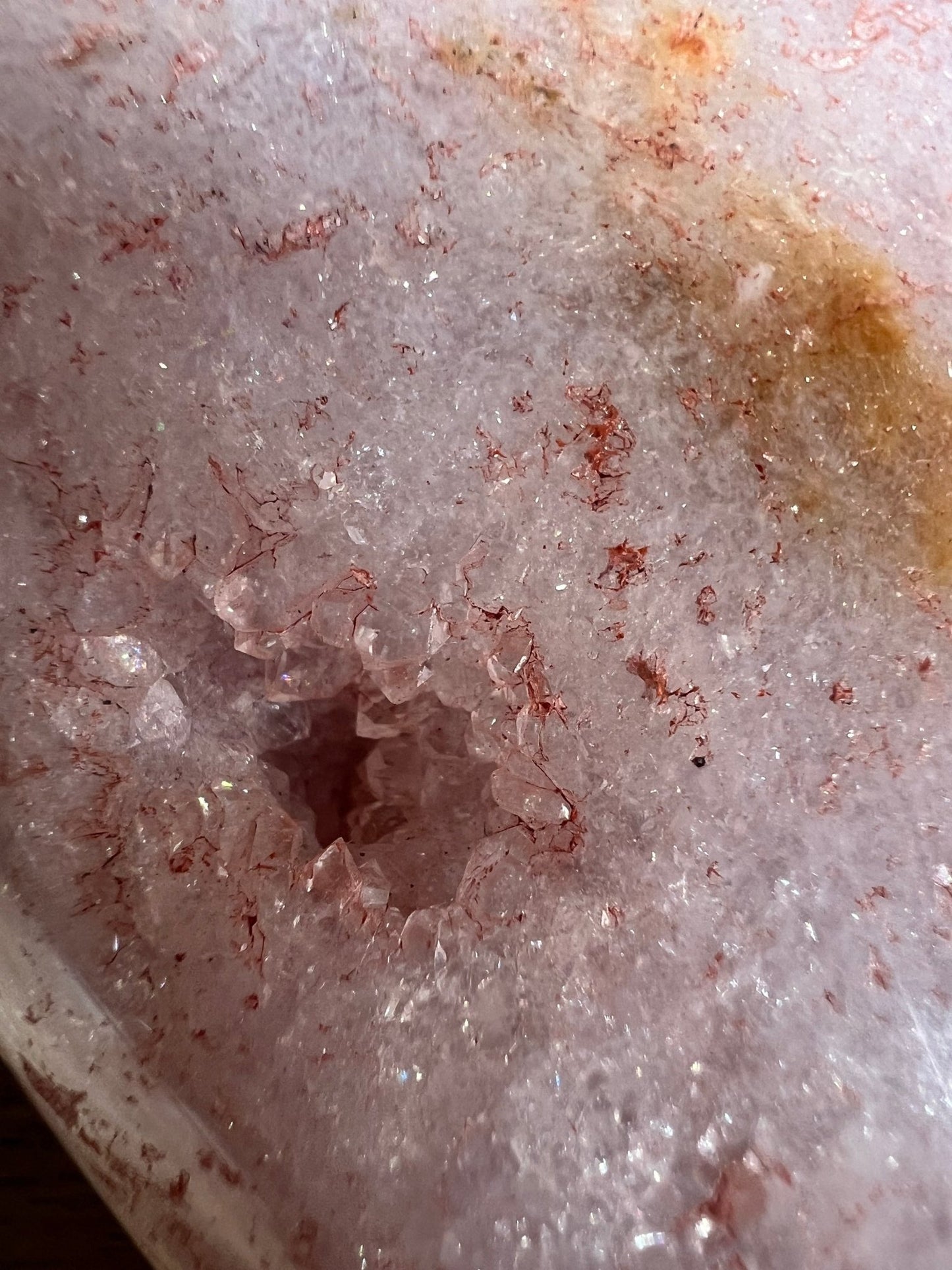 6" Pink Amethyst Heart - Purple Door Alchemy