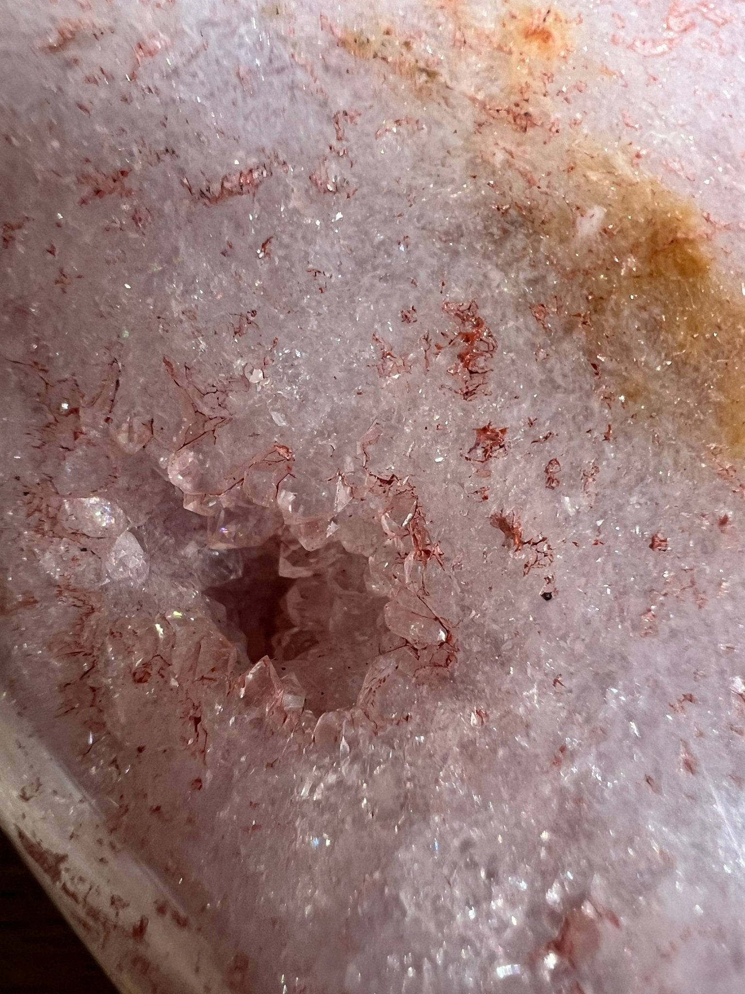 6" Pink Amethyst Heart - Purple Door Alchemy