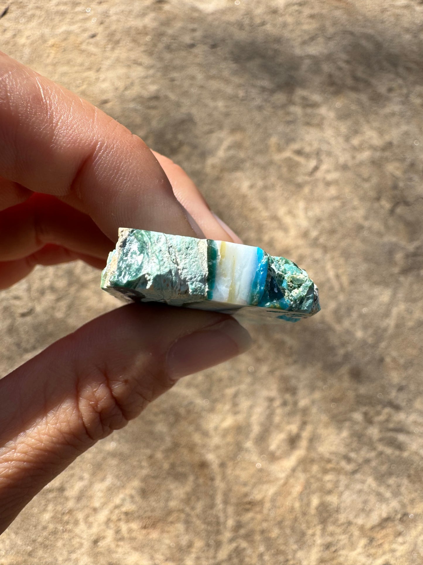 Peruvian Blue Opalina Slab 17g