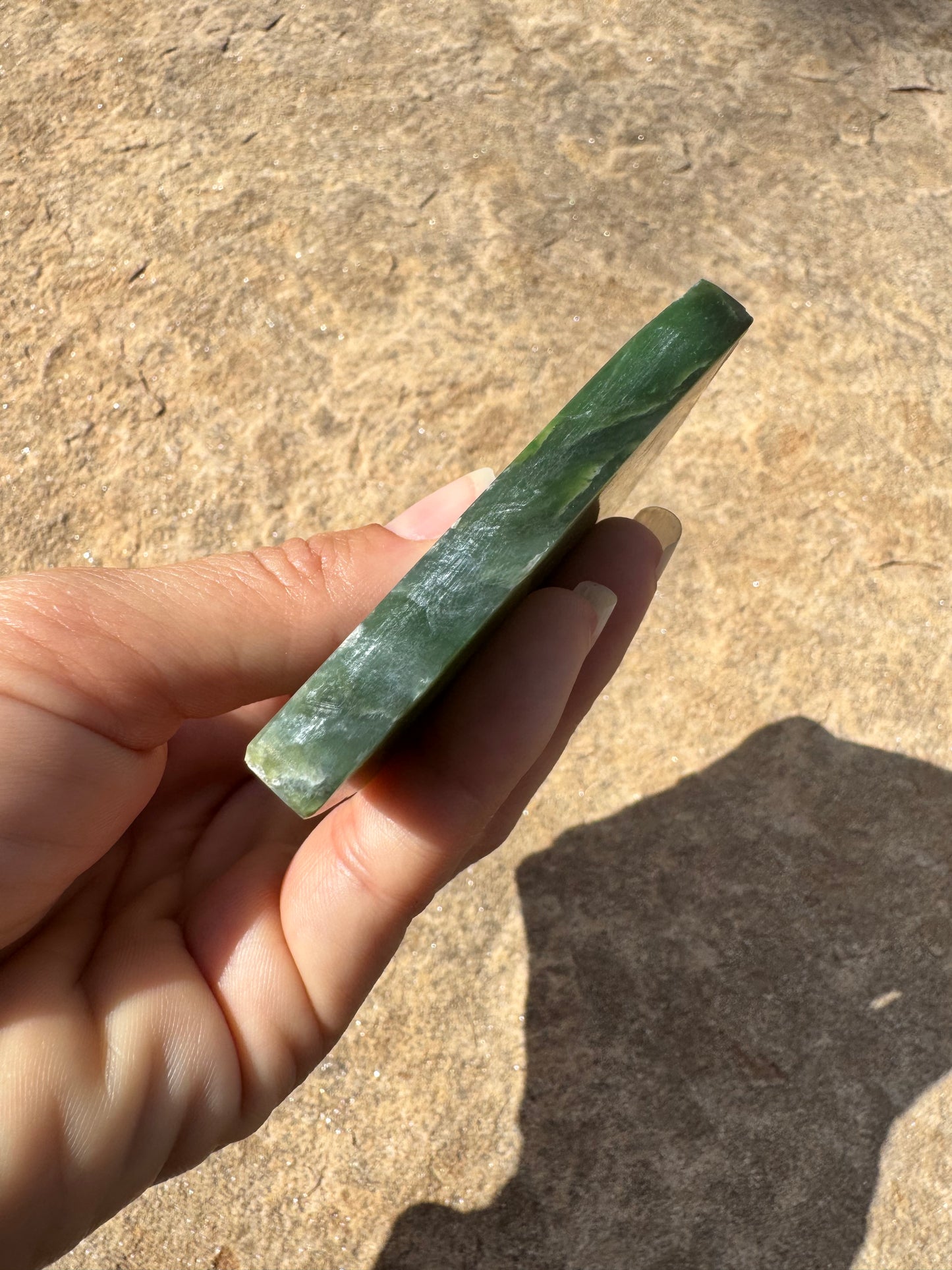 Canadian Nephrite Jade Slab 97g