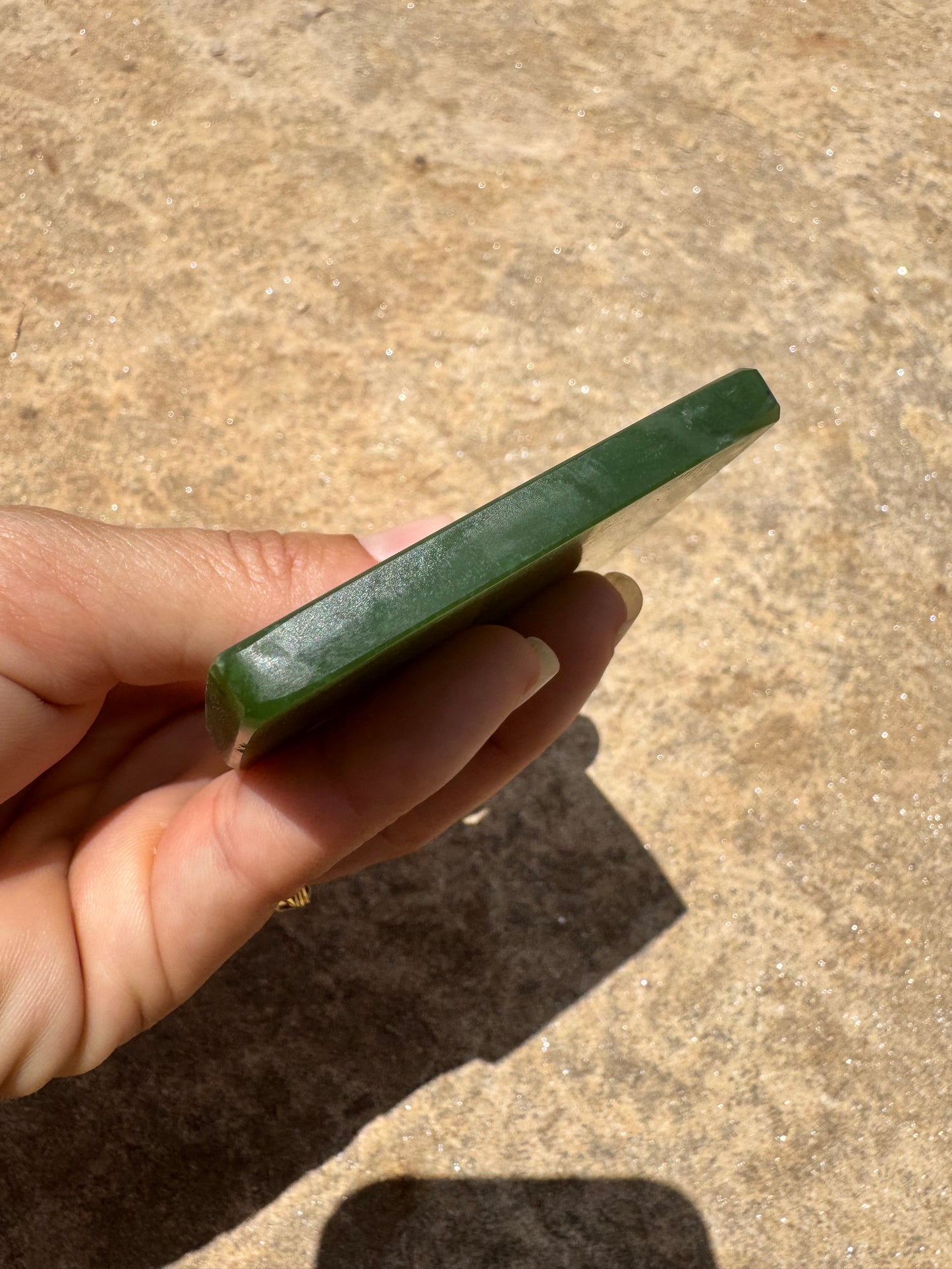 Canadian Nephrite Jade Slab 82g