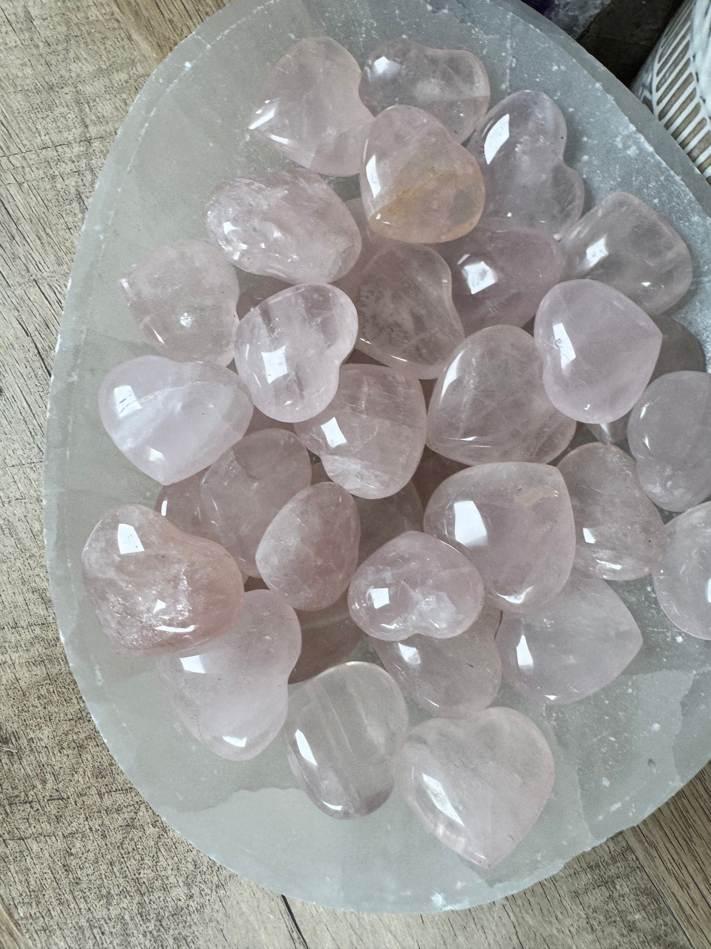Rose Quartz Heart