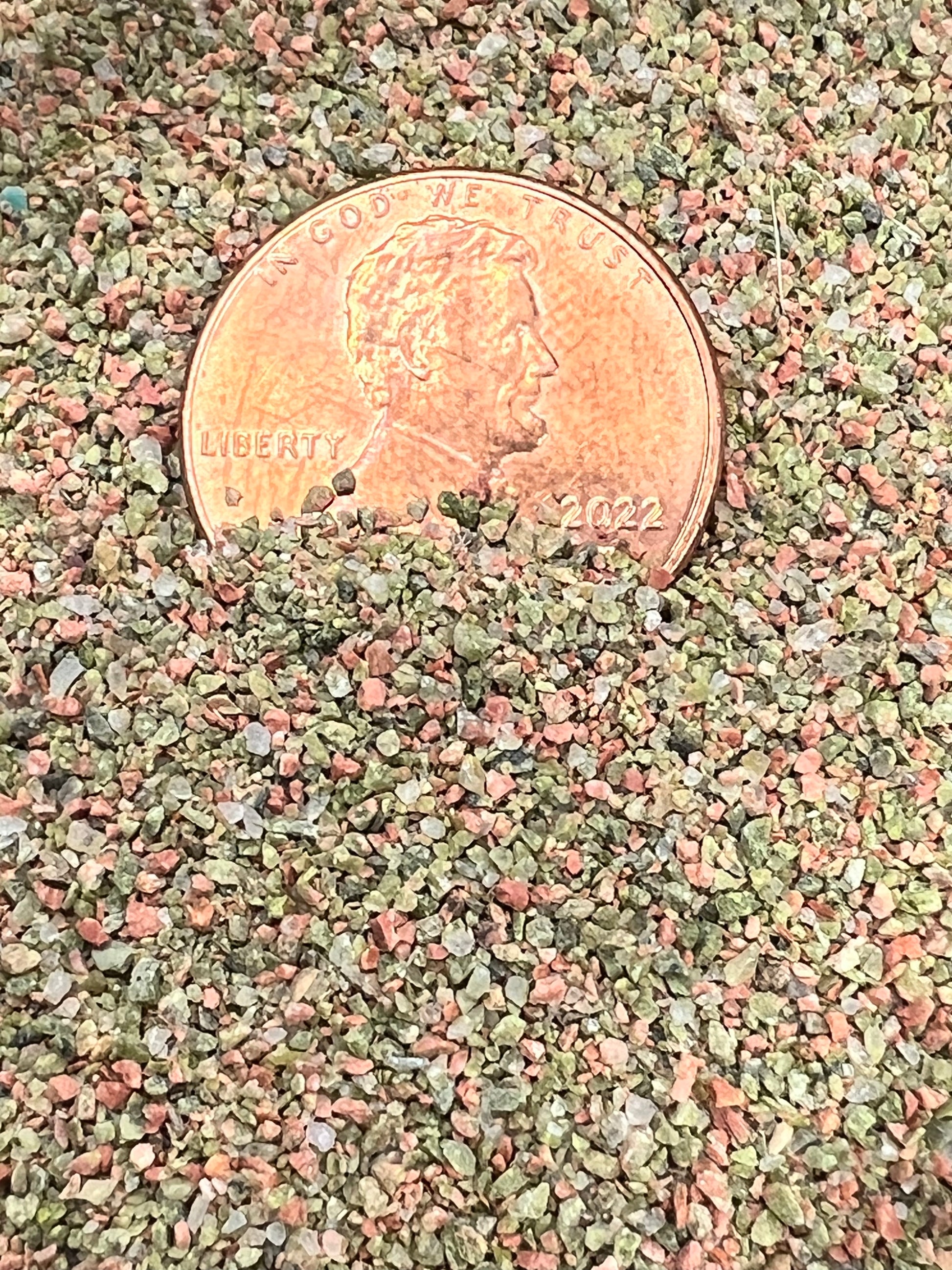 Crushed Unakite Sand - Crushed Minerals - Purple Door Alchemy