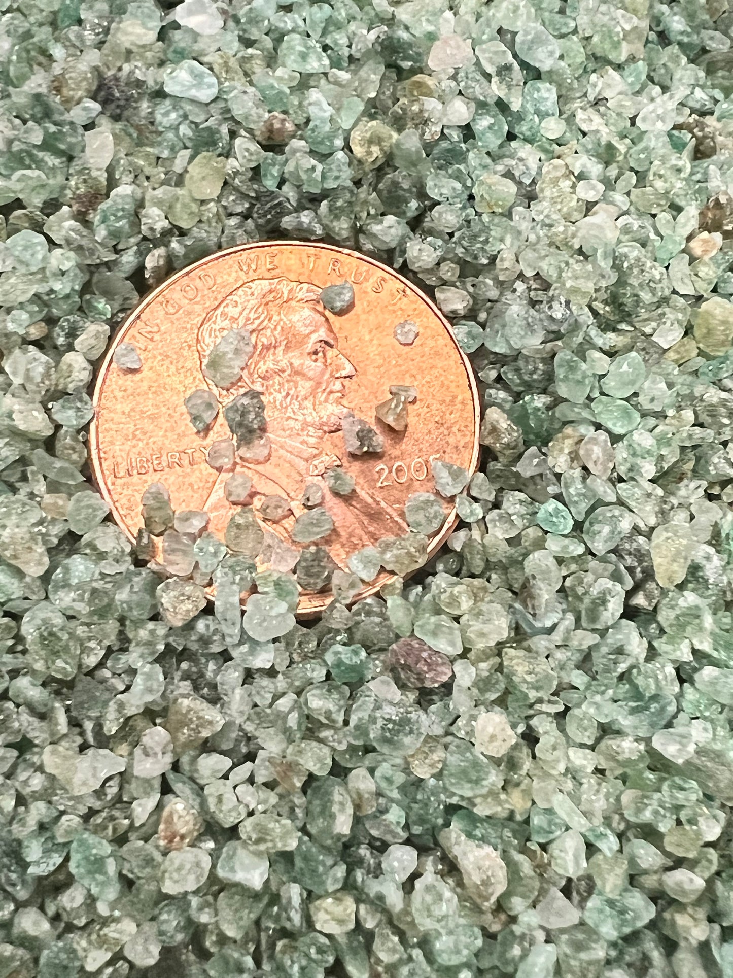 Crushed Emerald Coarse - Crushed Minerals - Purple Door Alchemy