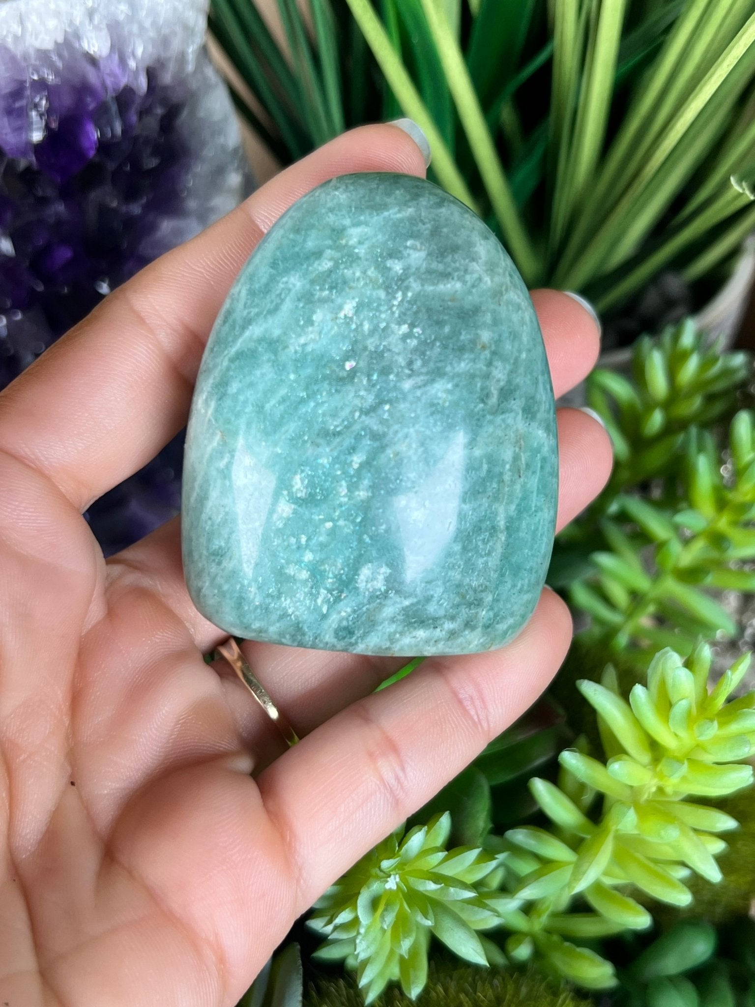Amazonite Freeform 2.28" - Purple Door Alchemy