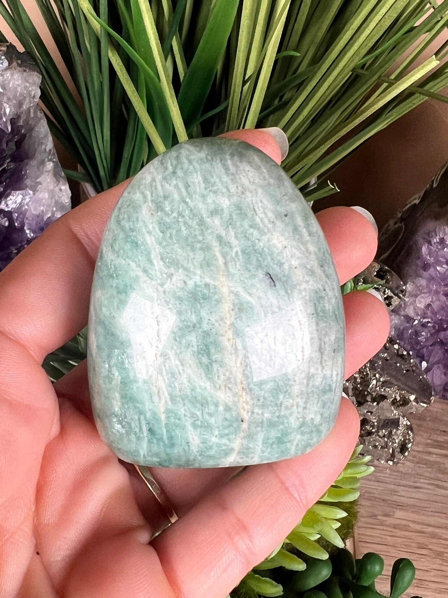 Amazonite Freeform 2.28" - Purple Door Alchemy