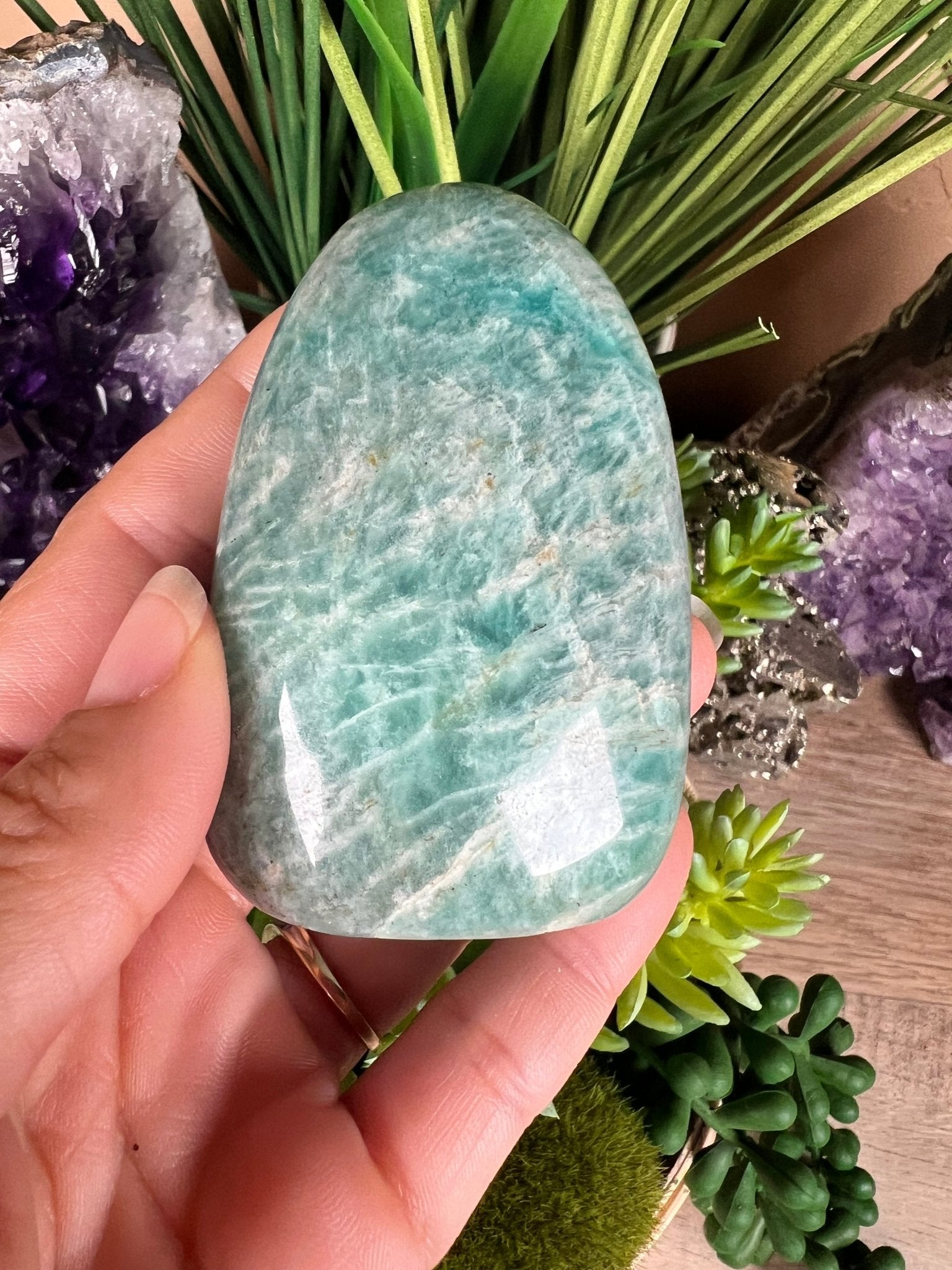 Amazonite Freeform 2.63" - Purple Door Alchemy