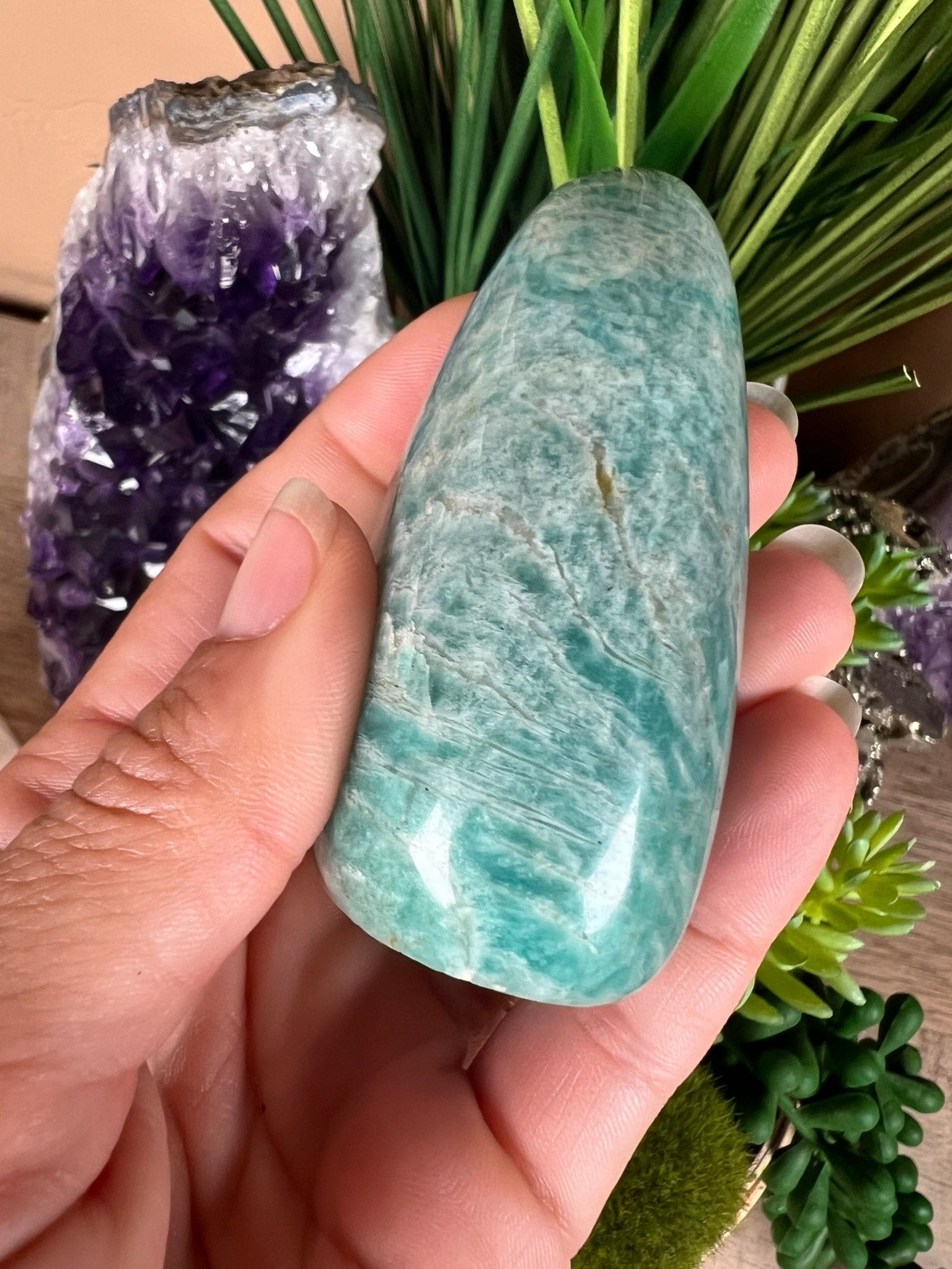 Amazonite Freeform 2.63" - Purple Door Alchemy