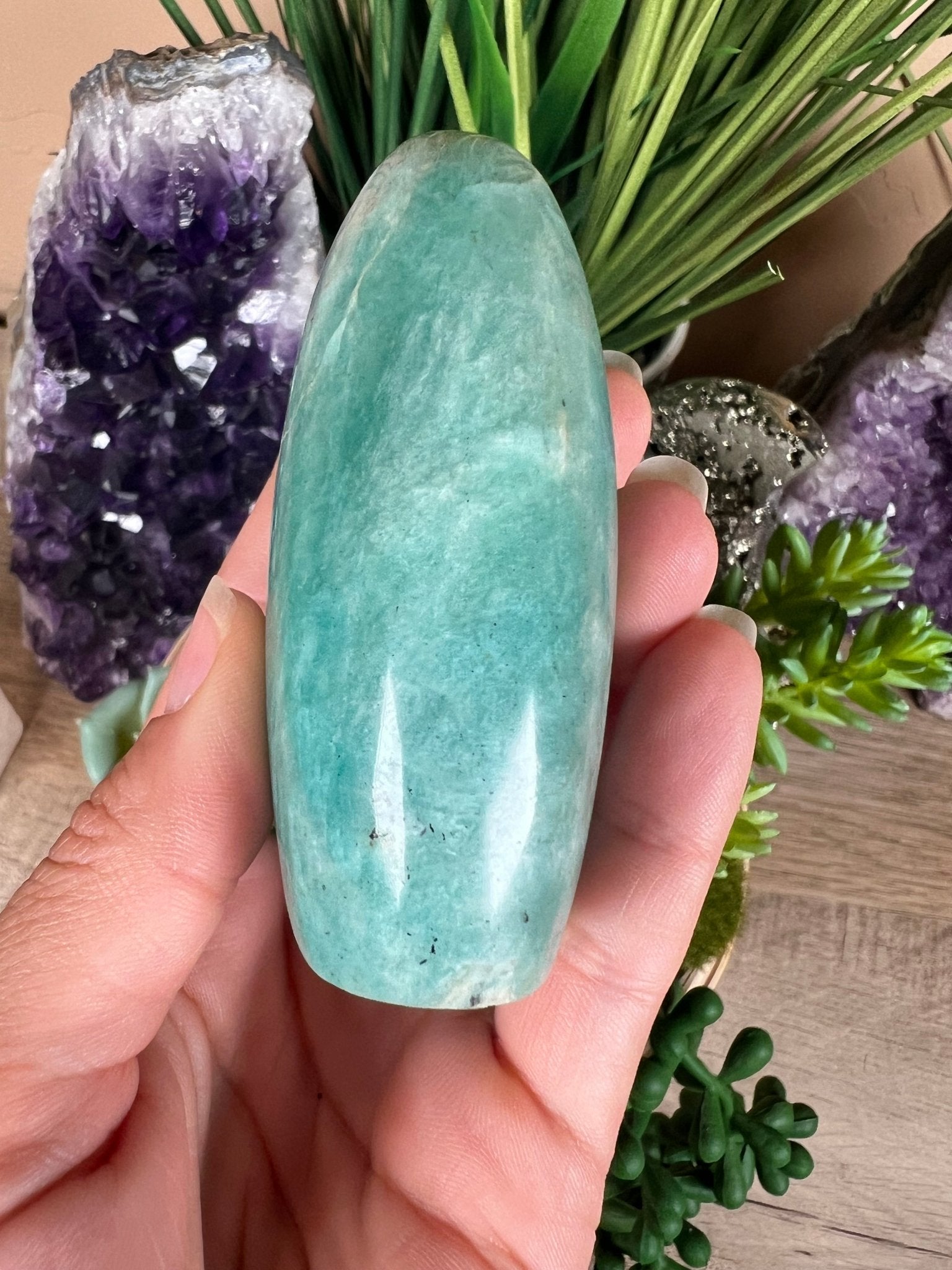 Amazonite Freeform 3" - Purple Door Alchemy
