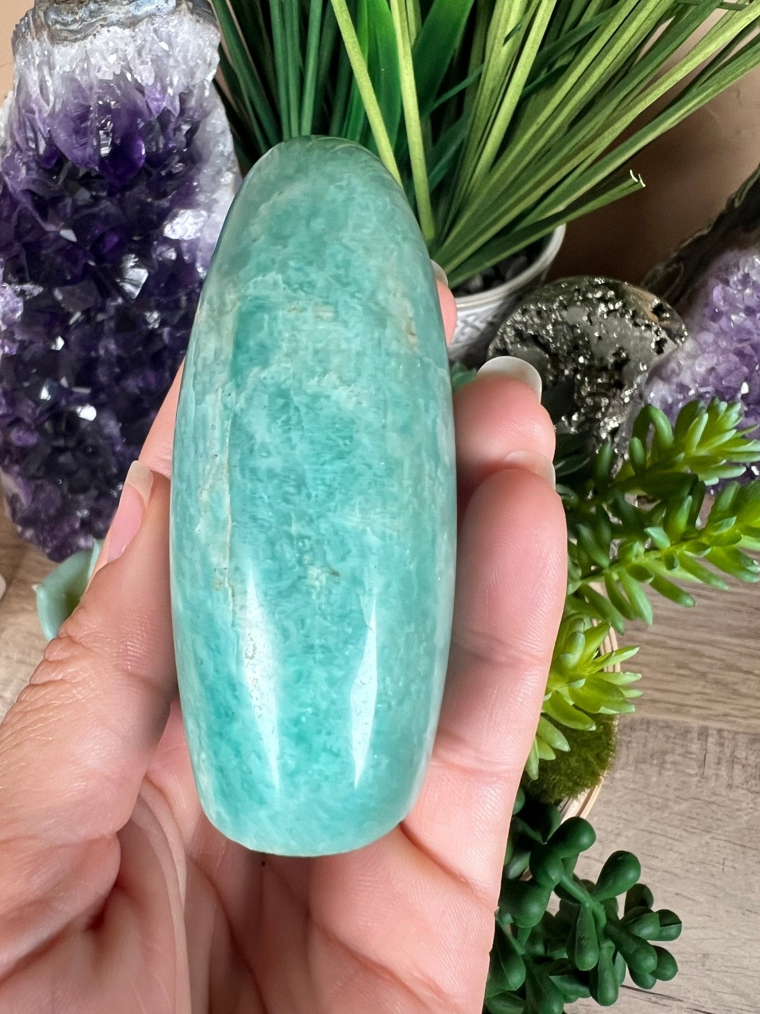Amazonite Freeform 3" - Purple Door Alchemy