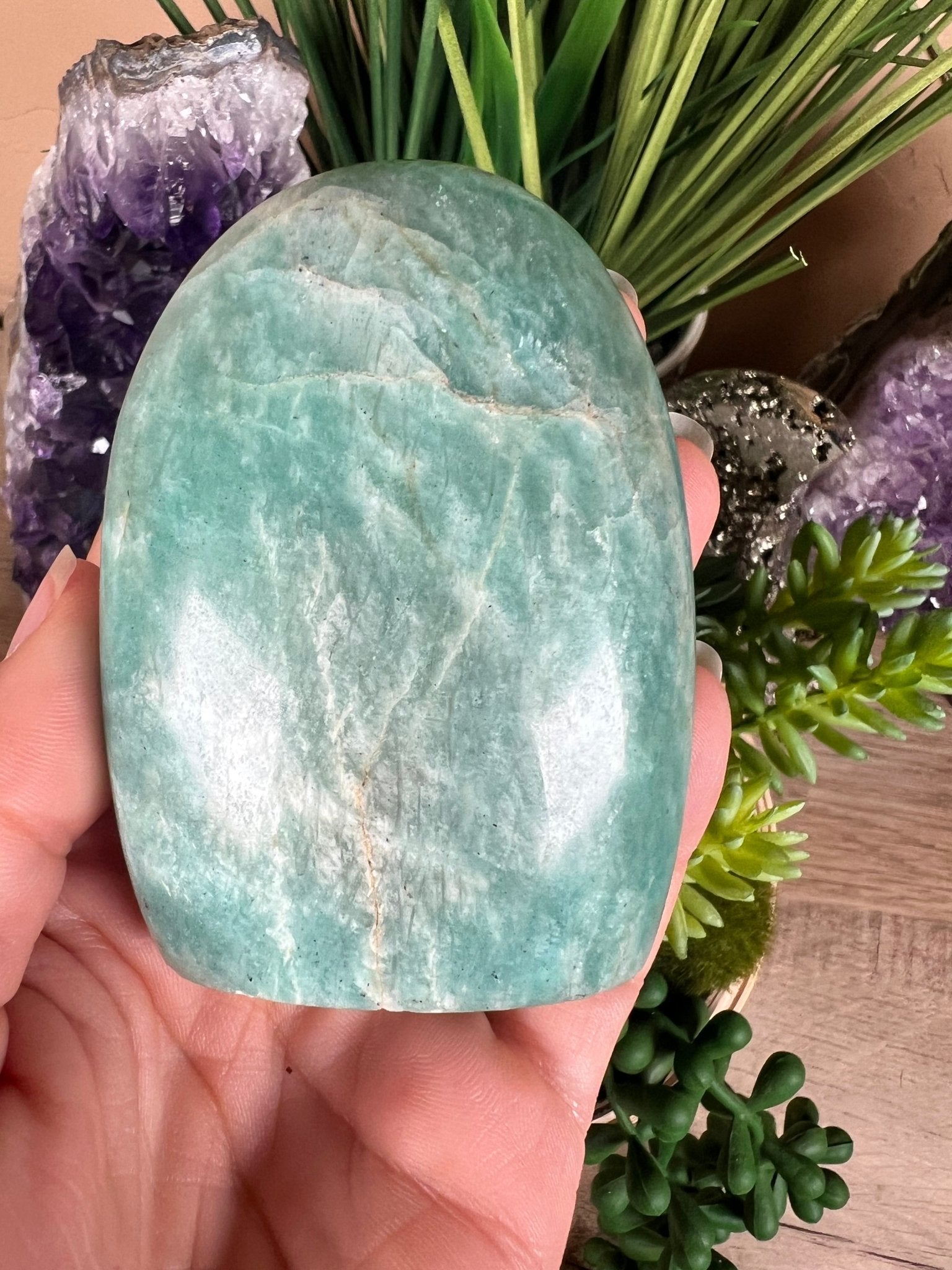 Amazonite Freeform 3" - Purple Door Alchemy