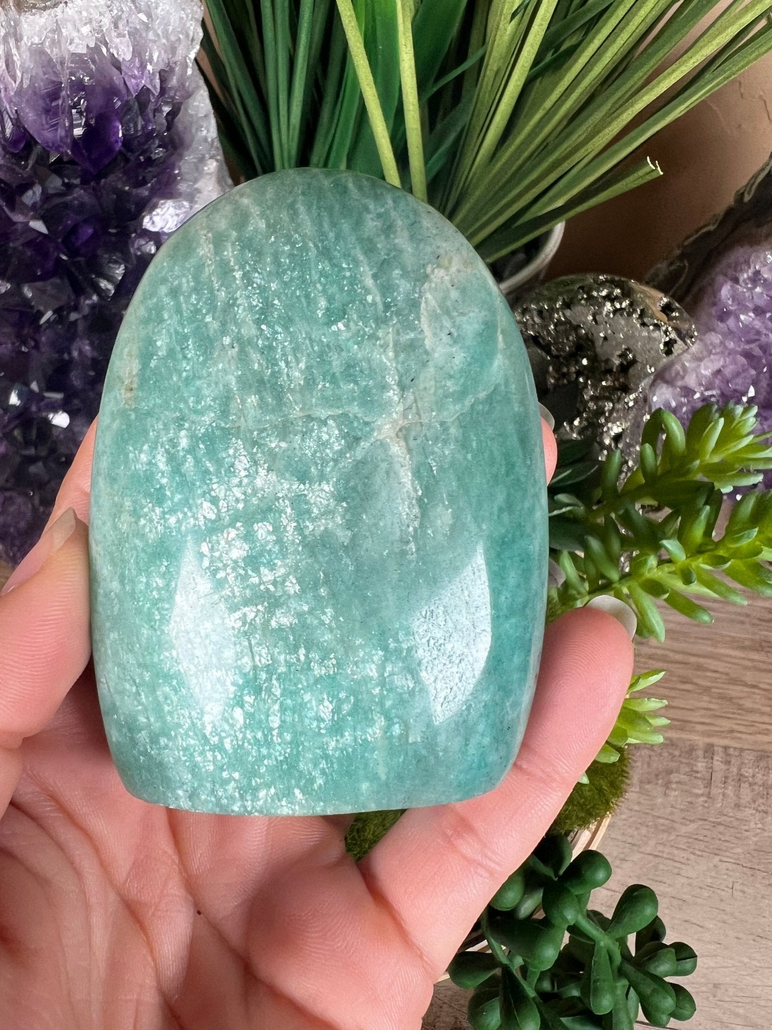 Amazonite Freeform 3" - Purple Door Alchemy