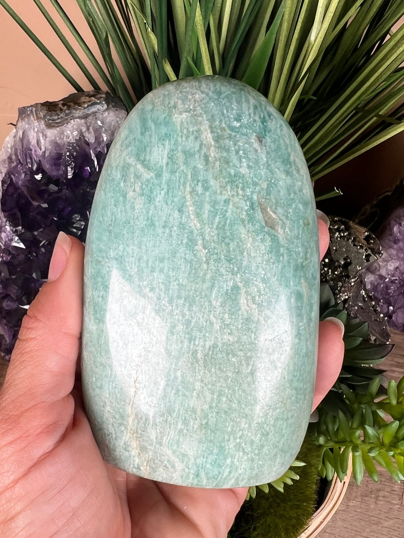 Amazonite Freeform 4.33" - Purple Door Alchemy