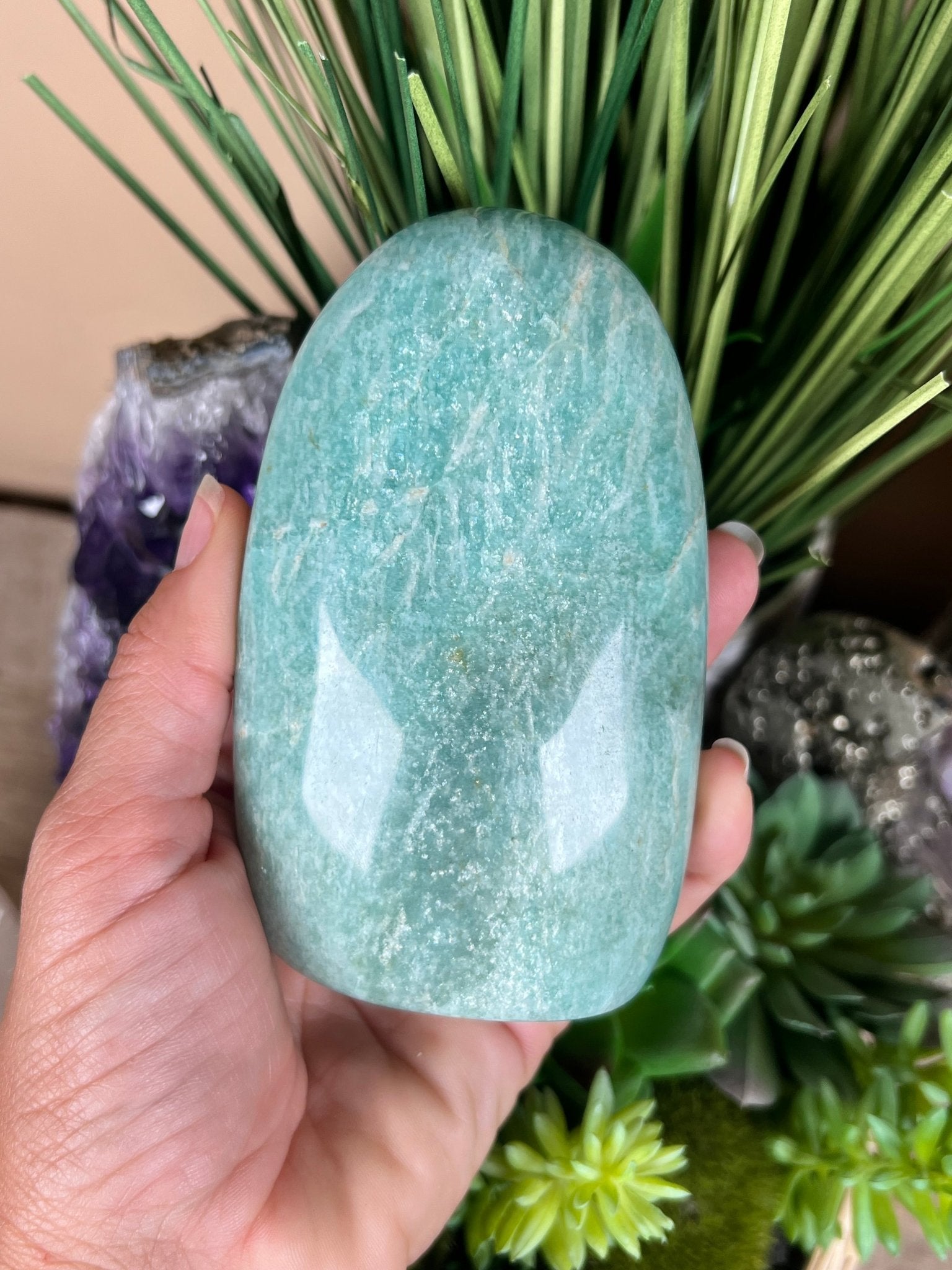 Amazonite Freeform 4.33" - Purple Door Alchemy