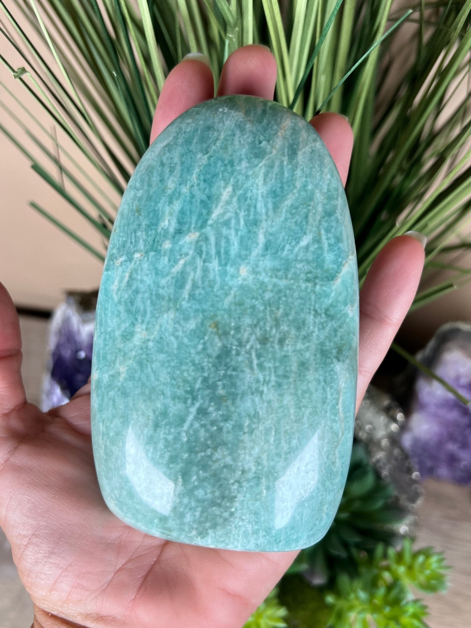 Amazonite Freeform 4.33" - Purple Door Alchemy