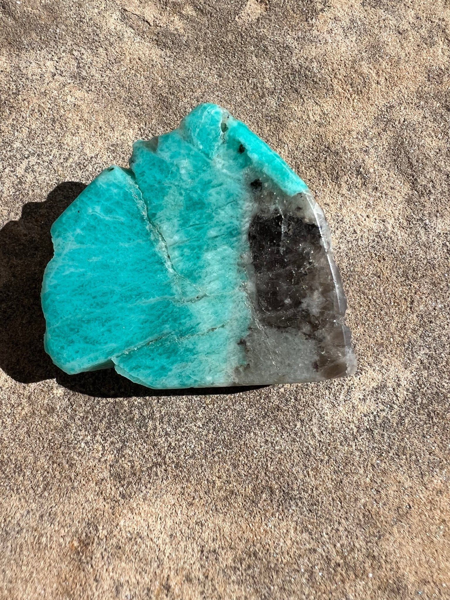 Amazonite Polished Slab 60g - Purple Door Alchemy