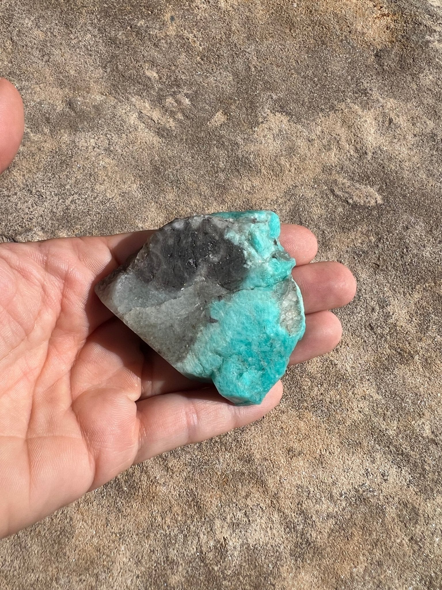 Amazonite Polished Slab 60g - Purple Door Alchemy