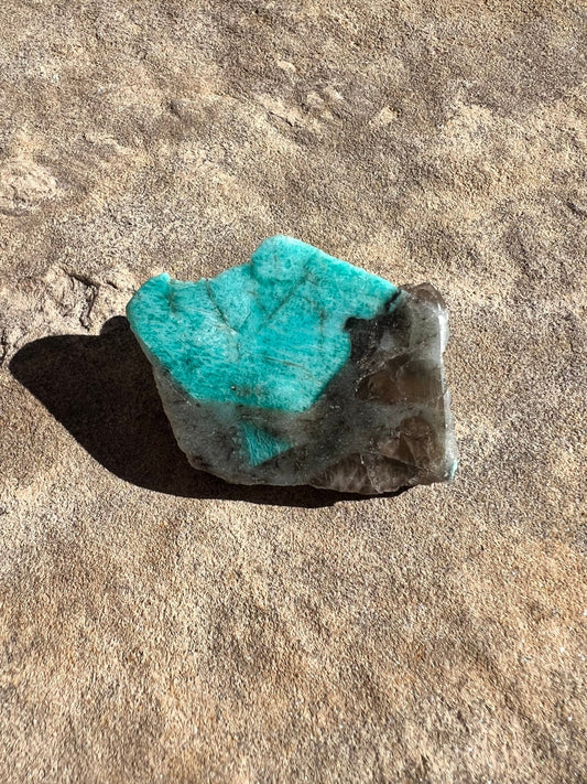 Amazonite Polished Slab 70g - Purple Door Alchemy