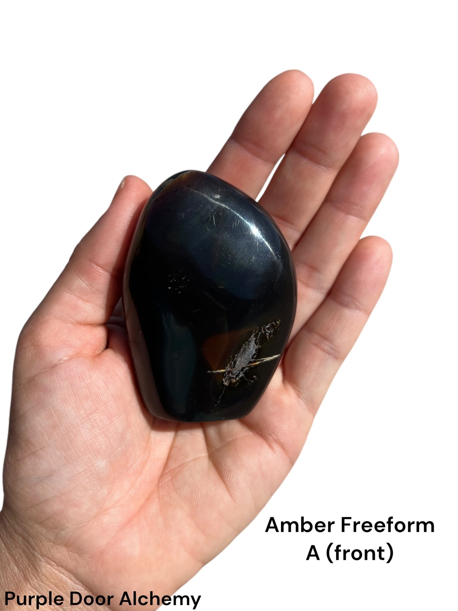 Amber Freeforms - Purple Door Alchemy