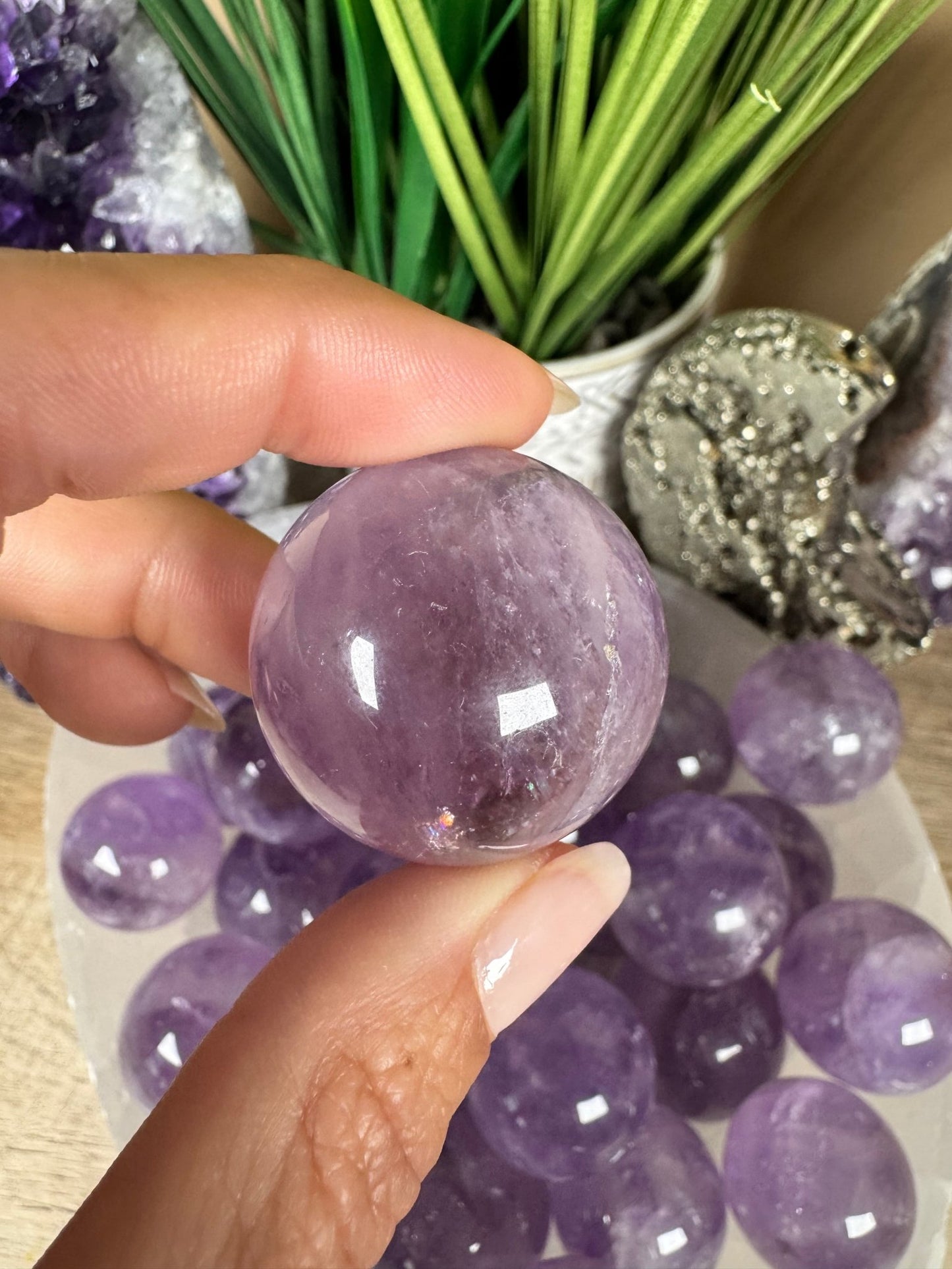 Amethyst Sphere - Purple Door Alchemy