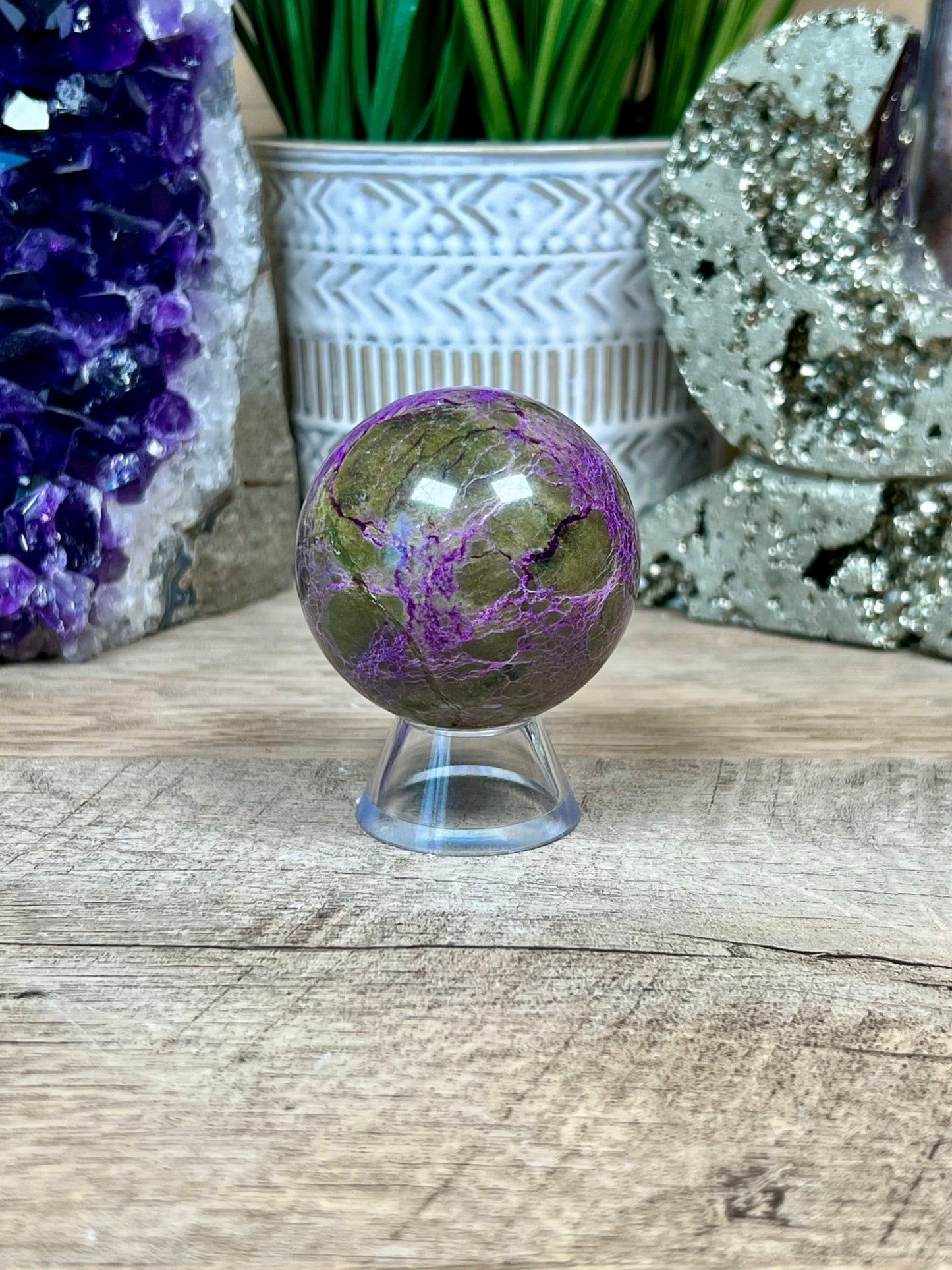 Atlantisite Spheres 48mm (1.89 inches) - Purple Door Alchemy