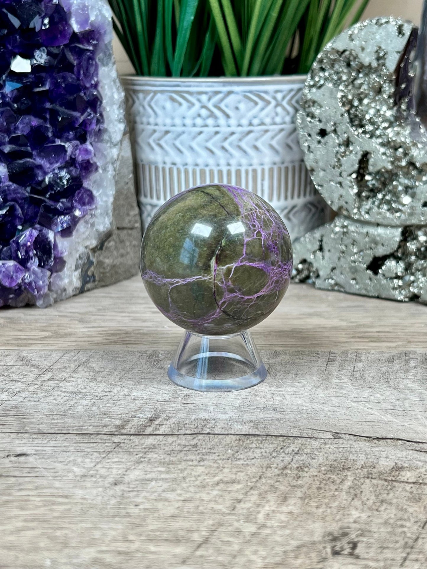 Atlantisite Spheres 48mm (1.89 inches) - Purple Door Alchemy