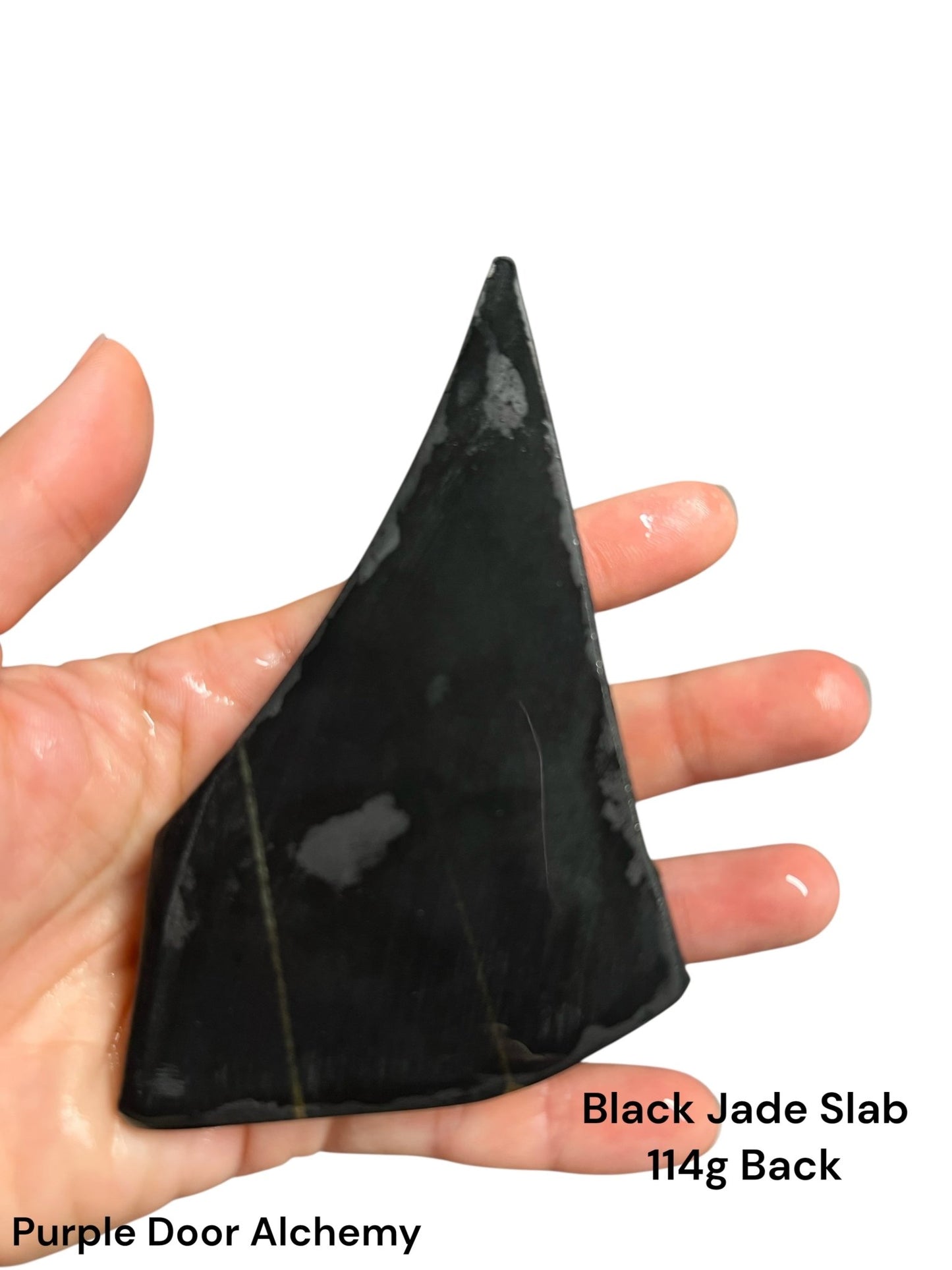 Australian Black Jade Slab 114g - Purple Door Alchemy