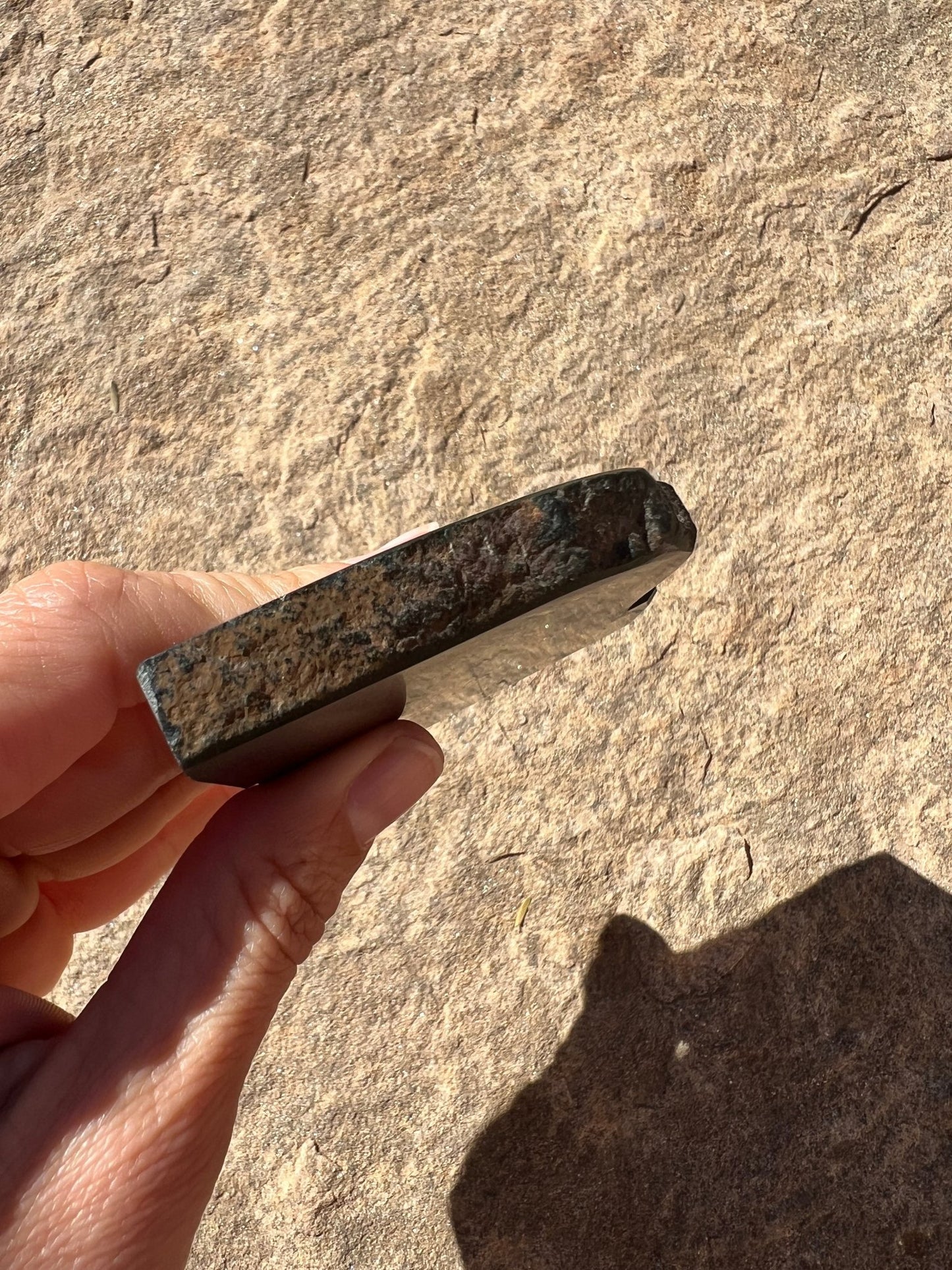 Australian Black Jade Slab 123g - Purple Door Alchemy