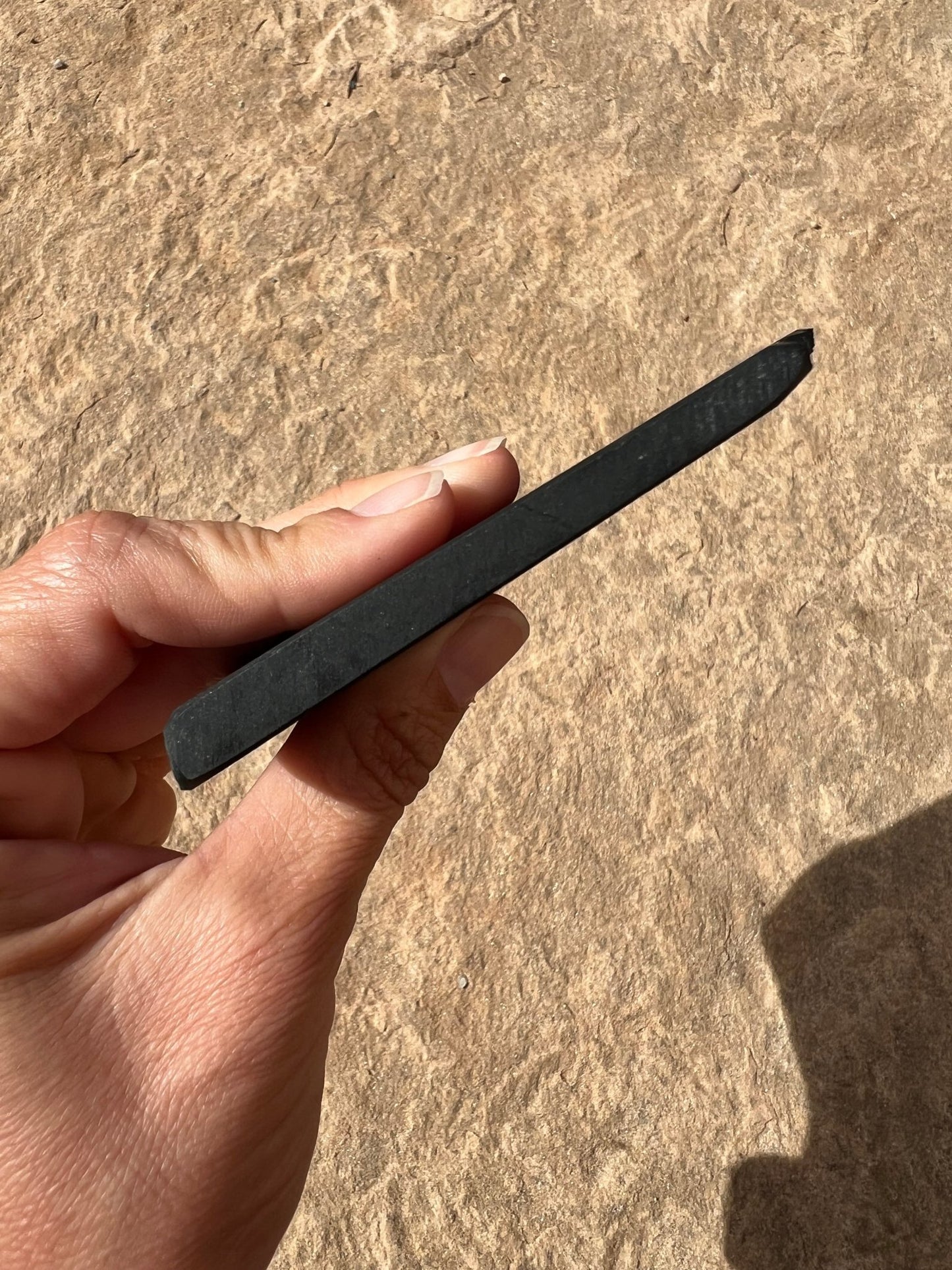 Australian Black Jade Slab 139g - Purple Door Alchemy