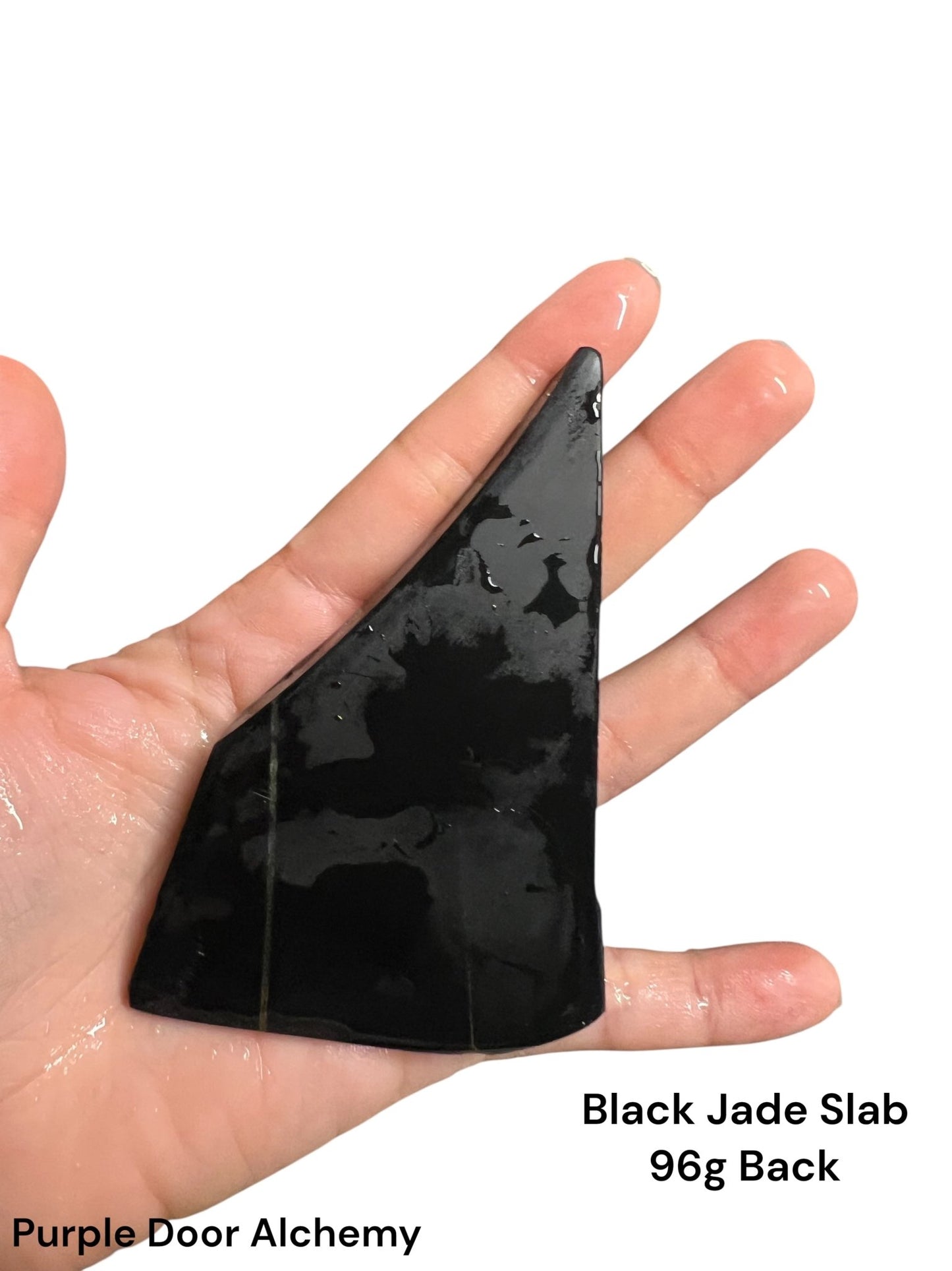 Australian Black Jade Slab 96g - Purple Door Alchemy