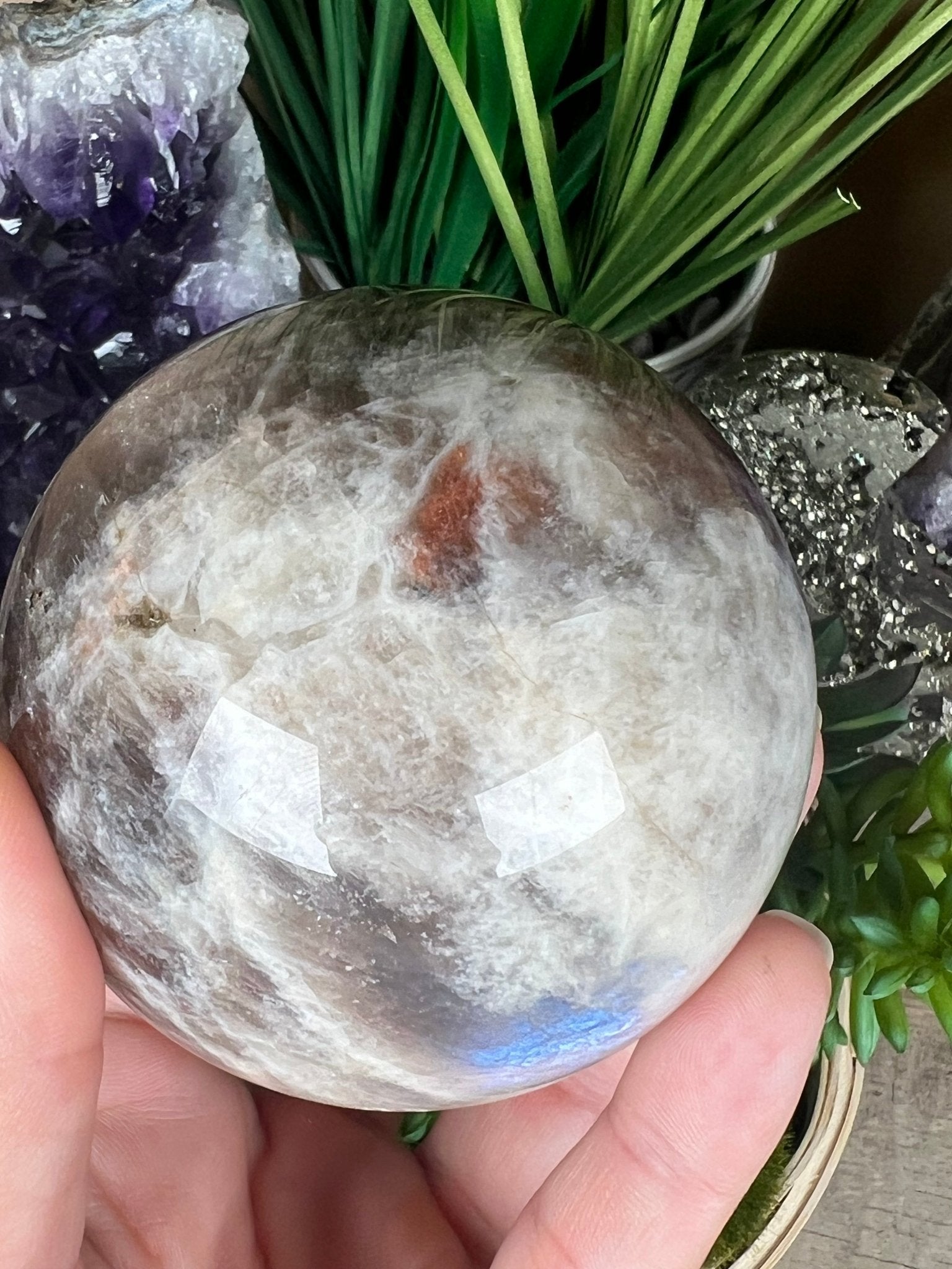 Belomorite Sphere 63mm - Purple Door Alchemy