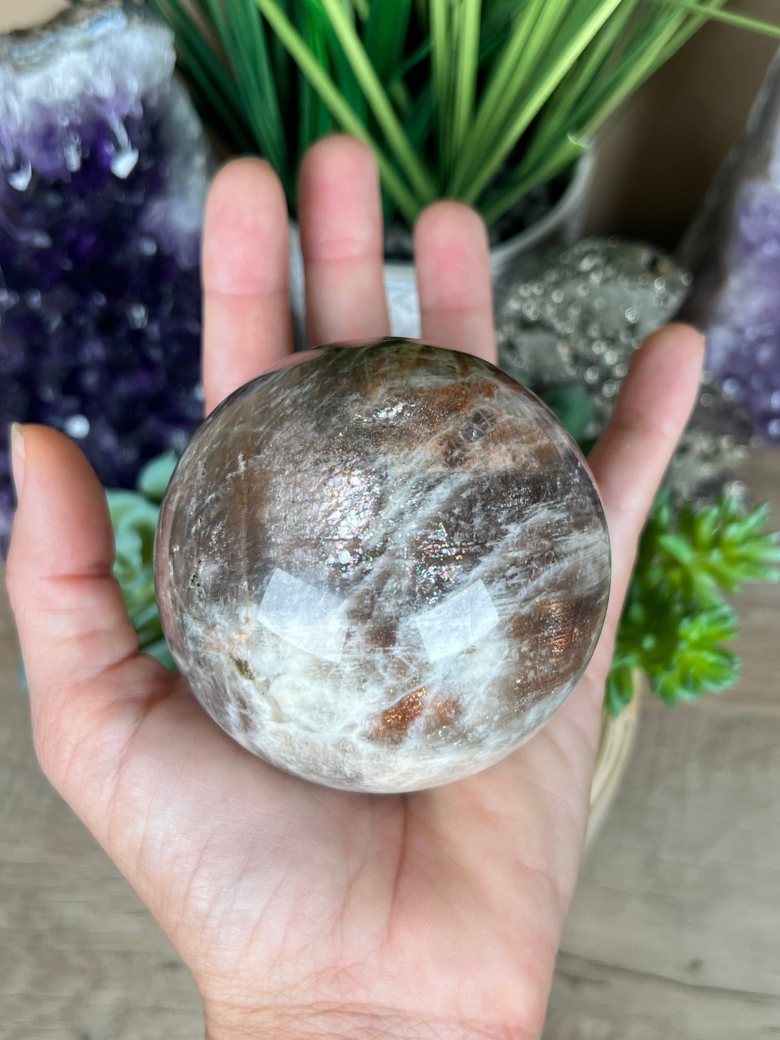 Belomorite Sphere 63mm - Purple Door Alchemy