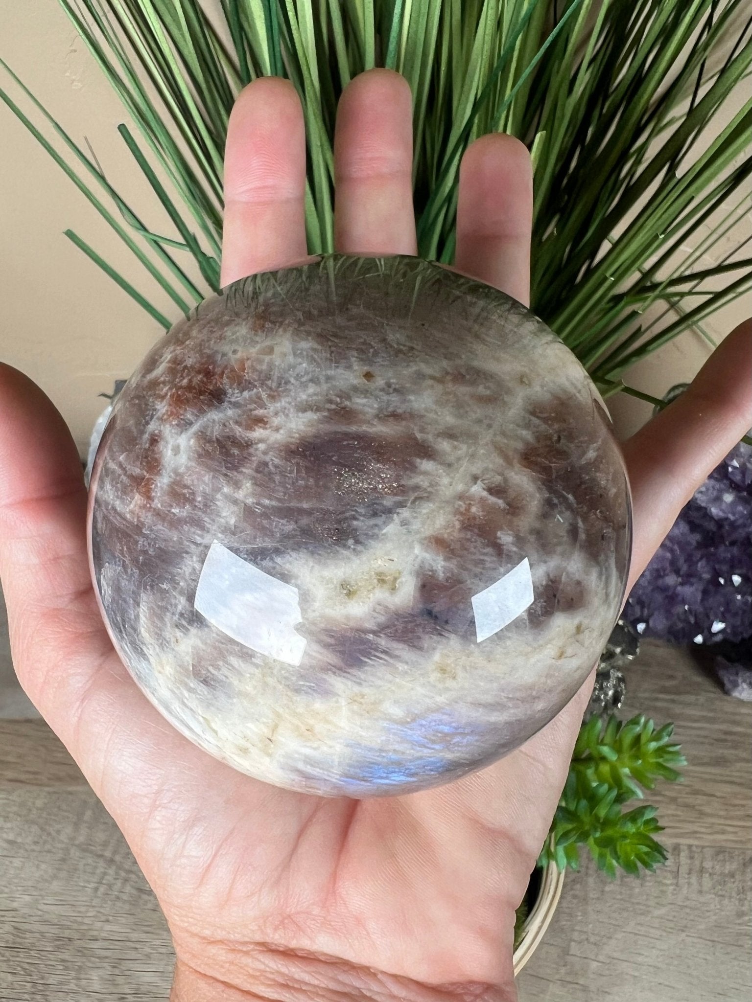 Belomorite Sphere 67mm - Purple Door Alchemy