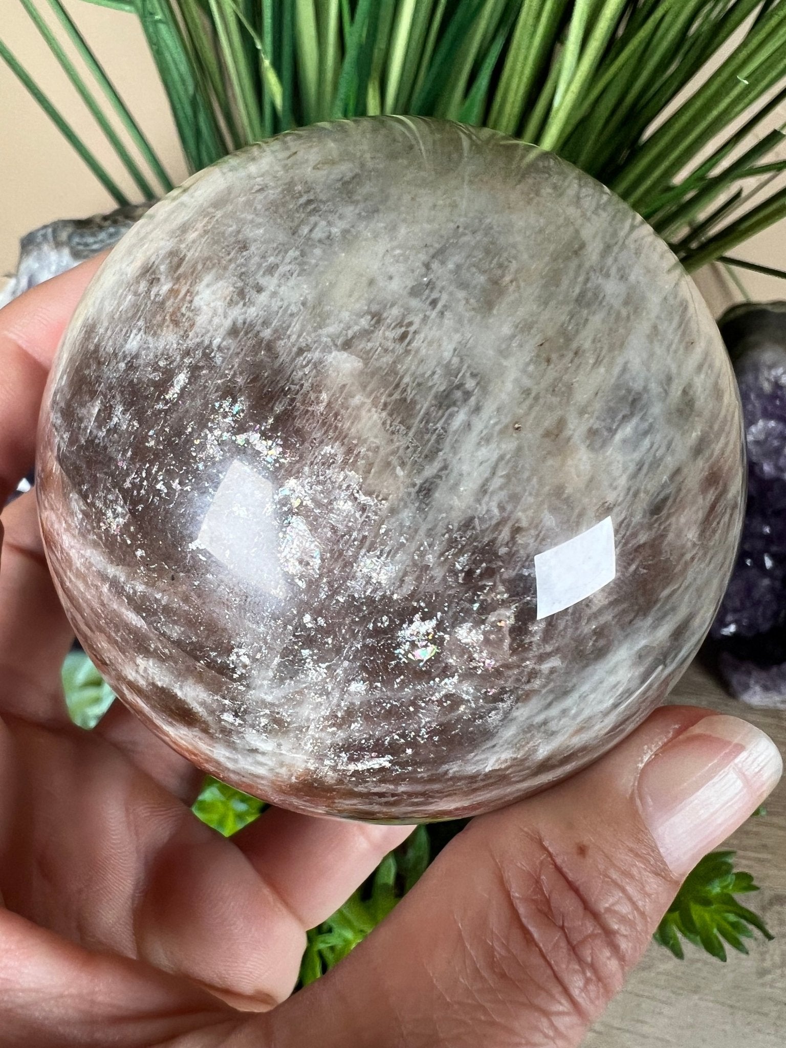 Belomorite Sphere 67mm - Purple Door Alchemy