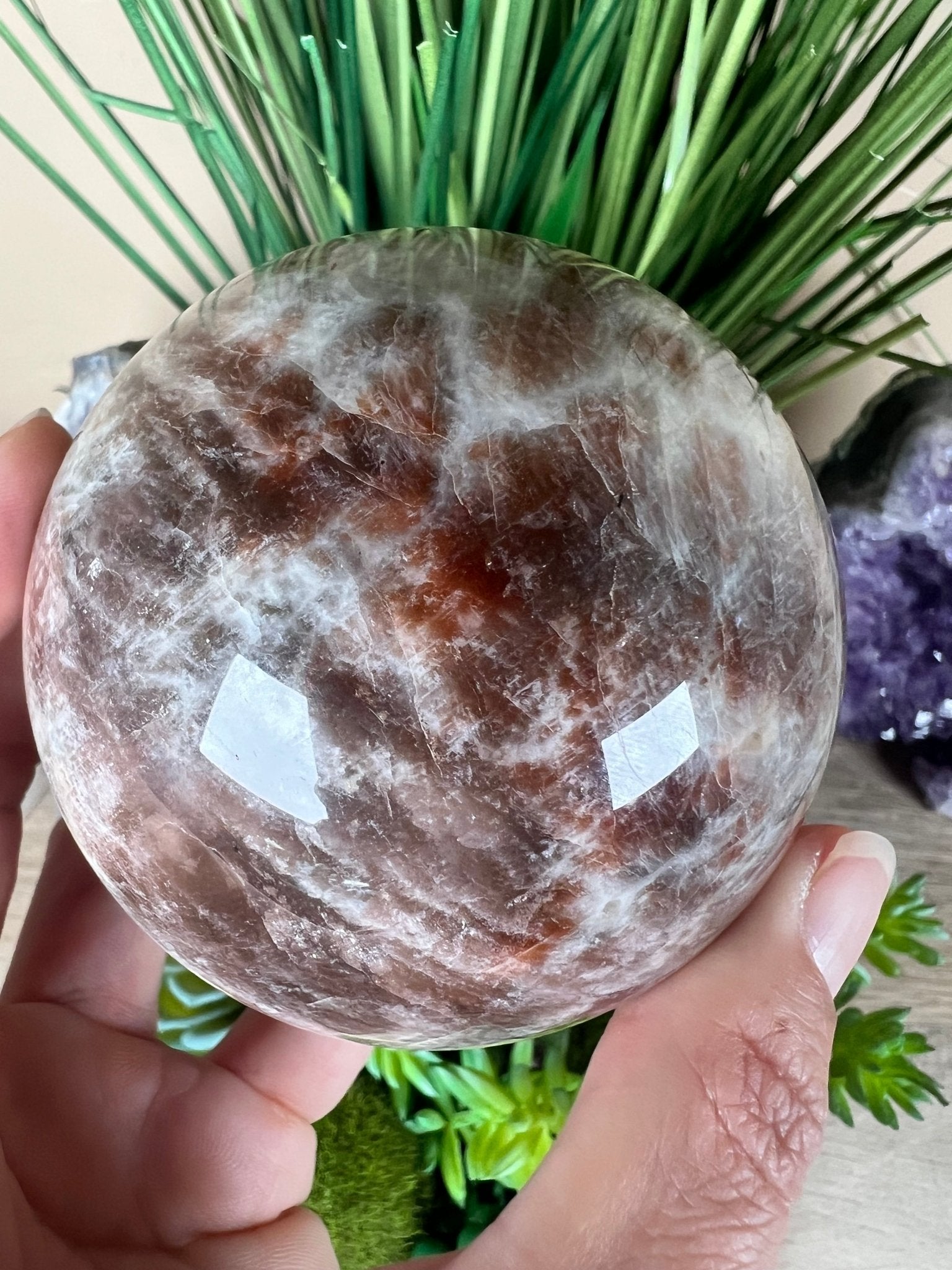 Belomorite Sphere 67mm - Purple Door Alchemy