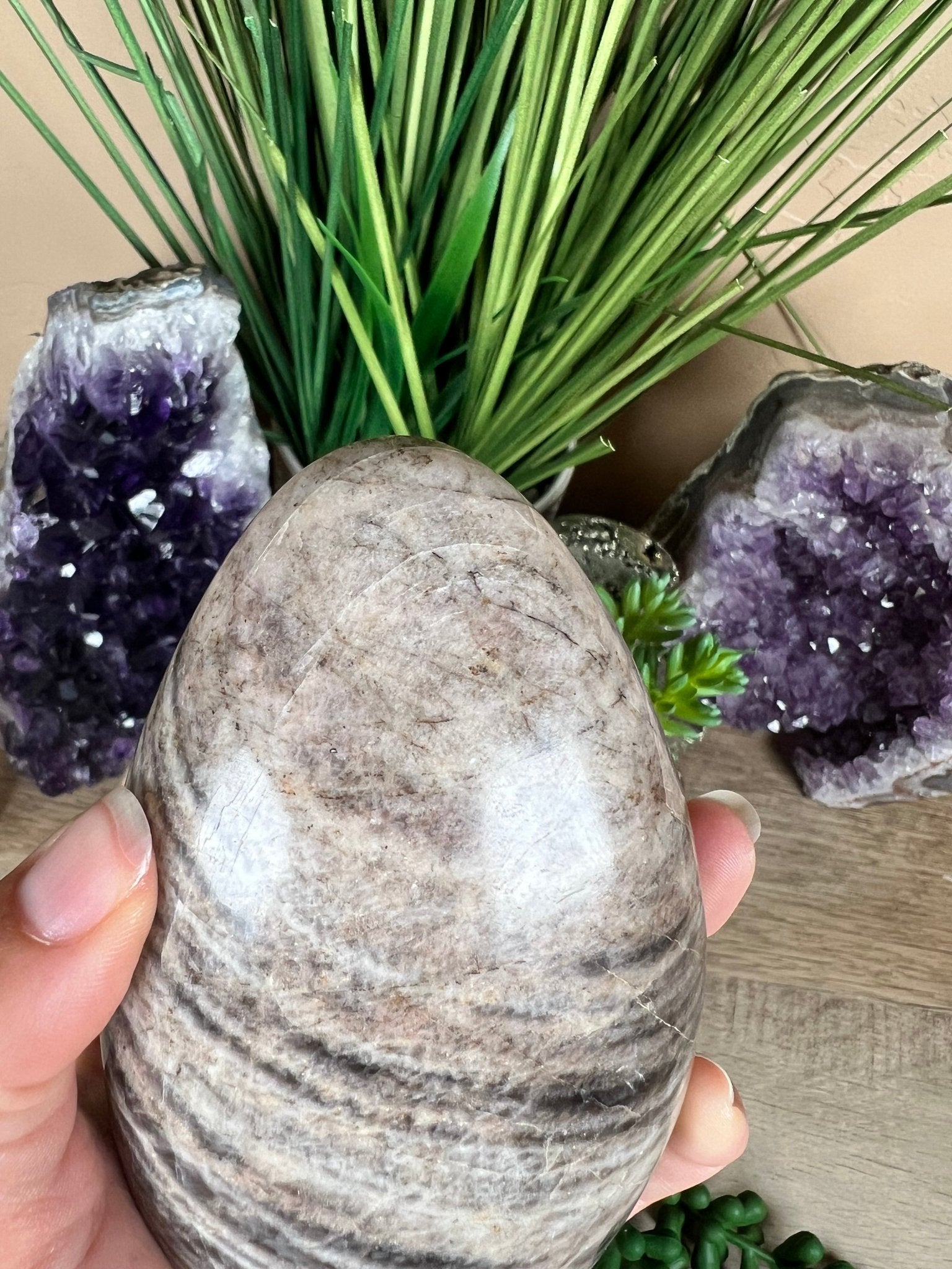 Black Moonstone Freeform 4.5 inch - Purple Door Alchemy