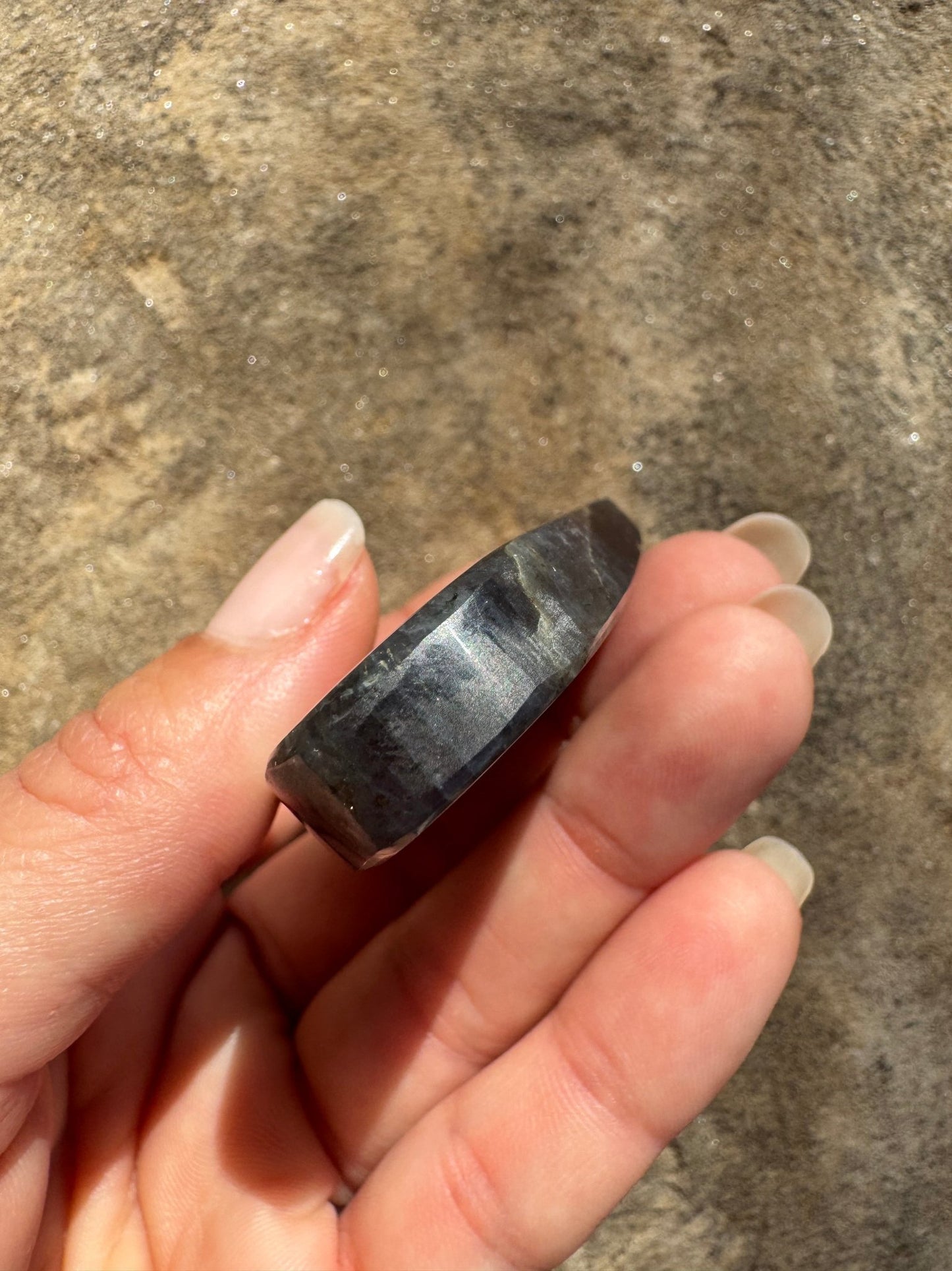 Bloodshot Iolite Sunstone Slab 47g - Purple Door Alchemy