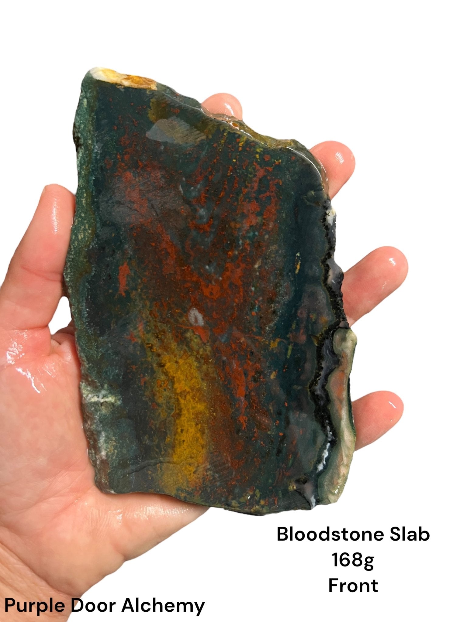 Bloodstone Slab 168g - Purple Door Alchemy