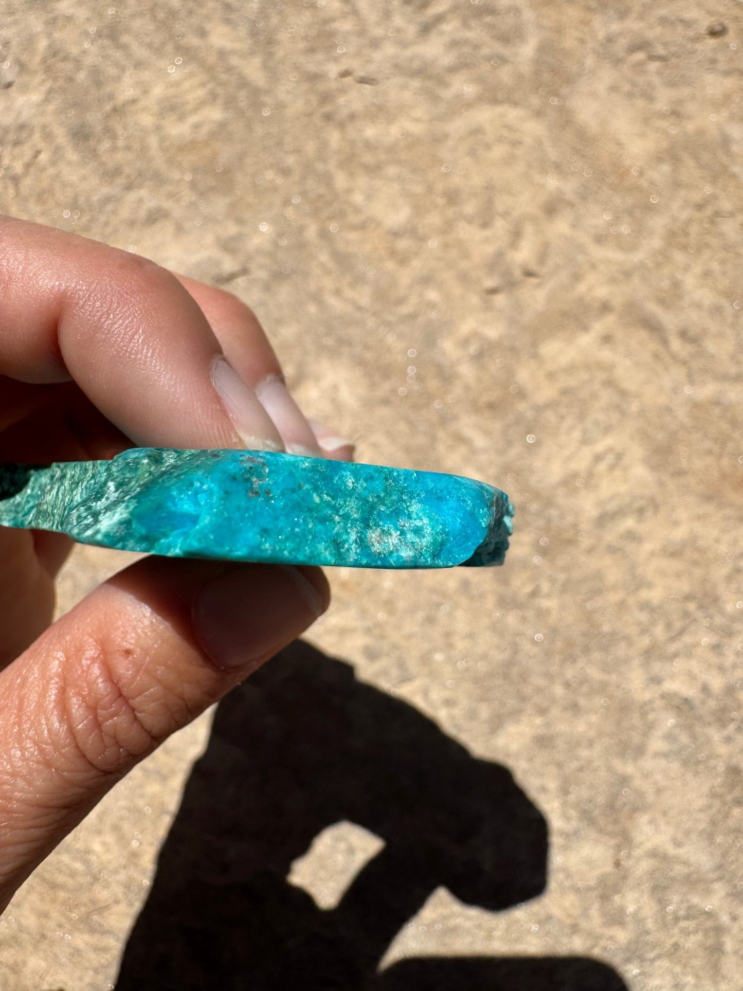 Blue River Chrysocolla Slab 49g - Purple Door Alchemy