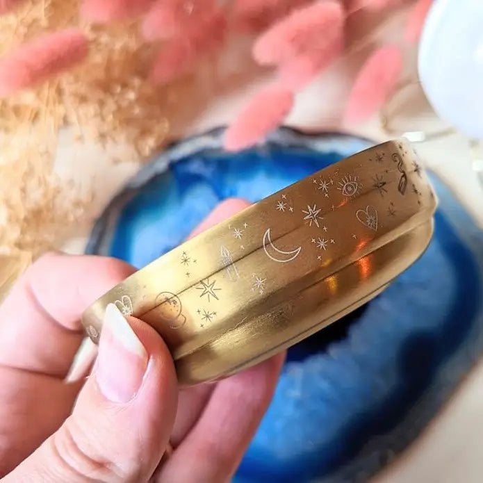 Brass Altar Bowl - Purple Door Alchemy